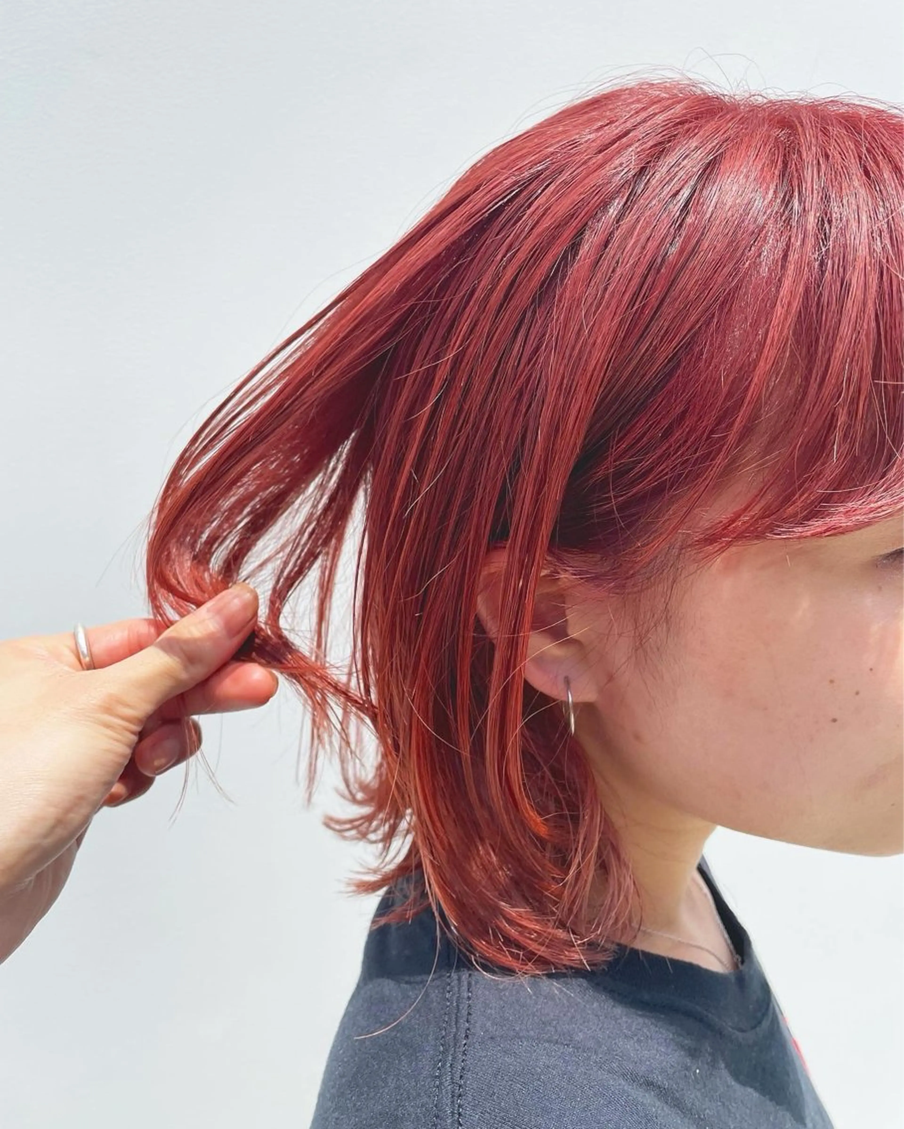 ミディアム カラー 増井 歩夢のヘアスタイル