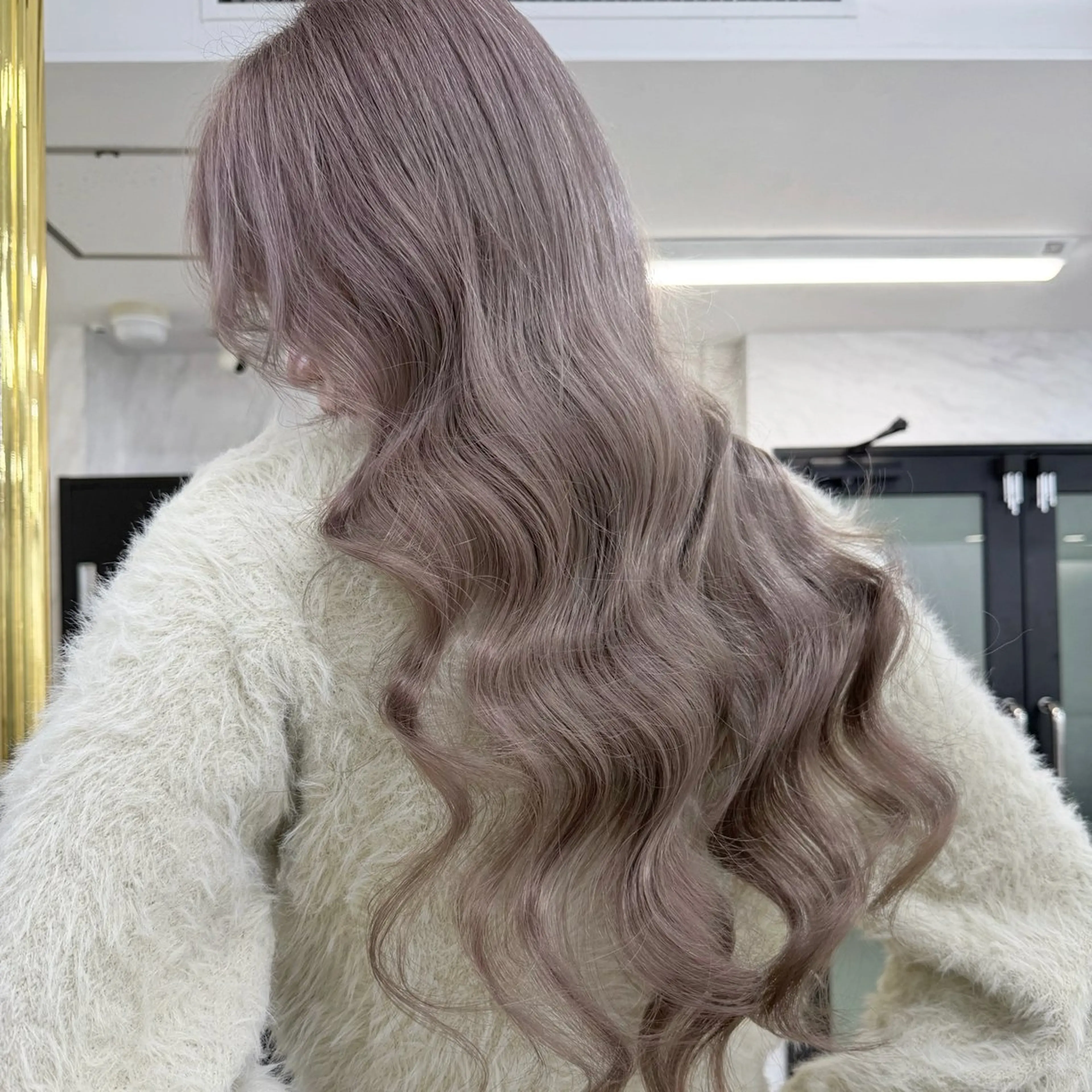 ロング カラー シールエクステ ハイトーンカラー エクステ ヘアカラー エクステ シールエクステ特化 ハイトーン、NANAのヘアスタイル