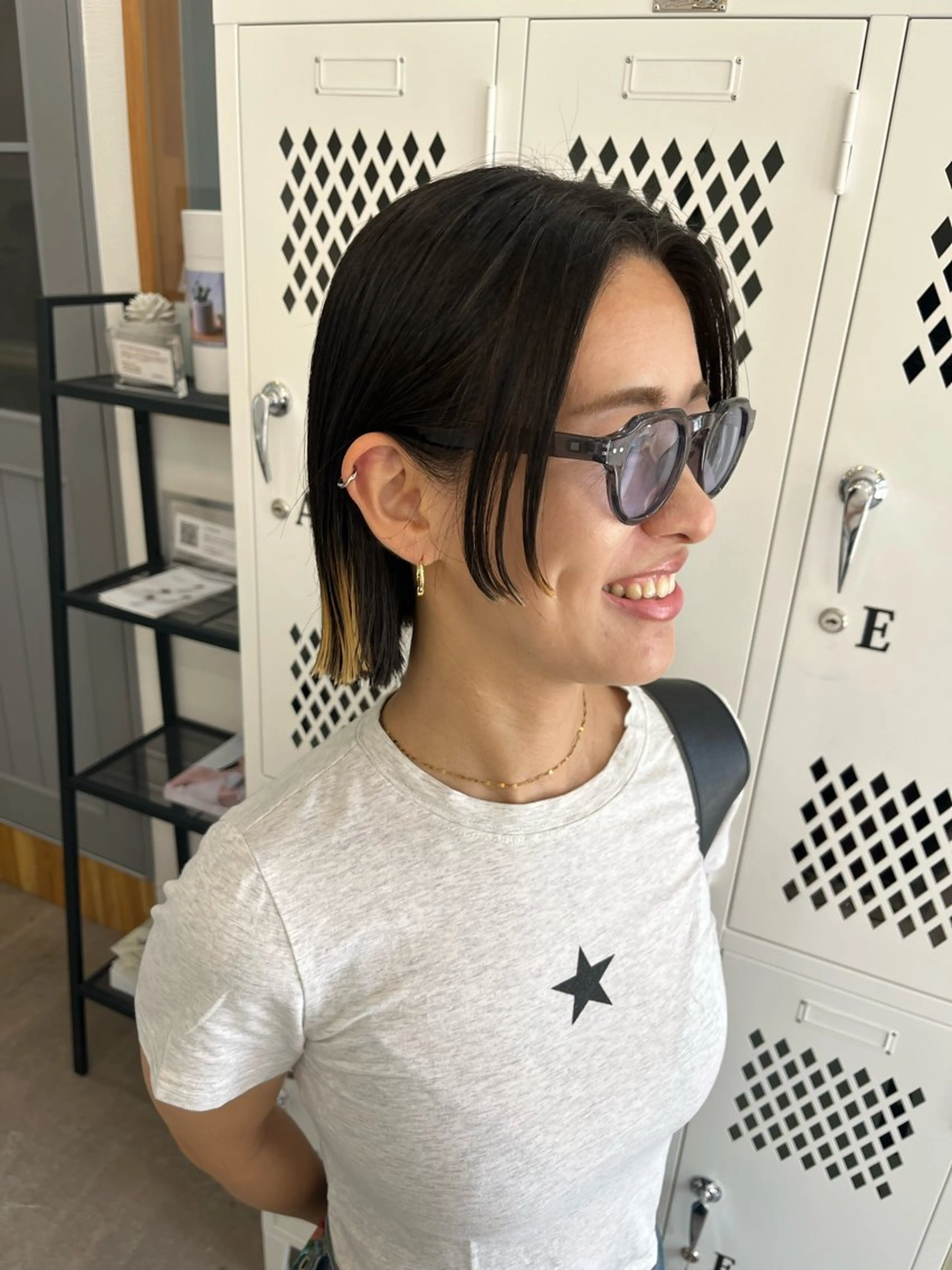 ショート カラー カット ヘアカラー トリートメント 🌼sunc HINAMI🌼のヘアスタイル