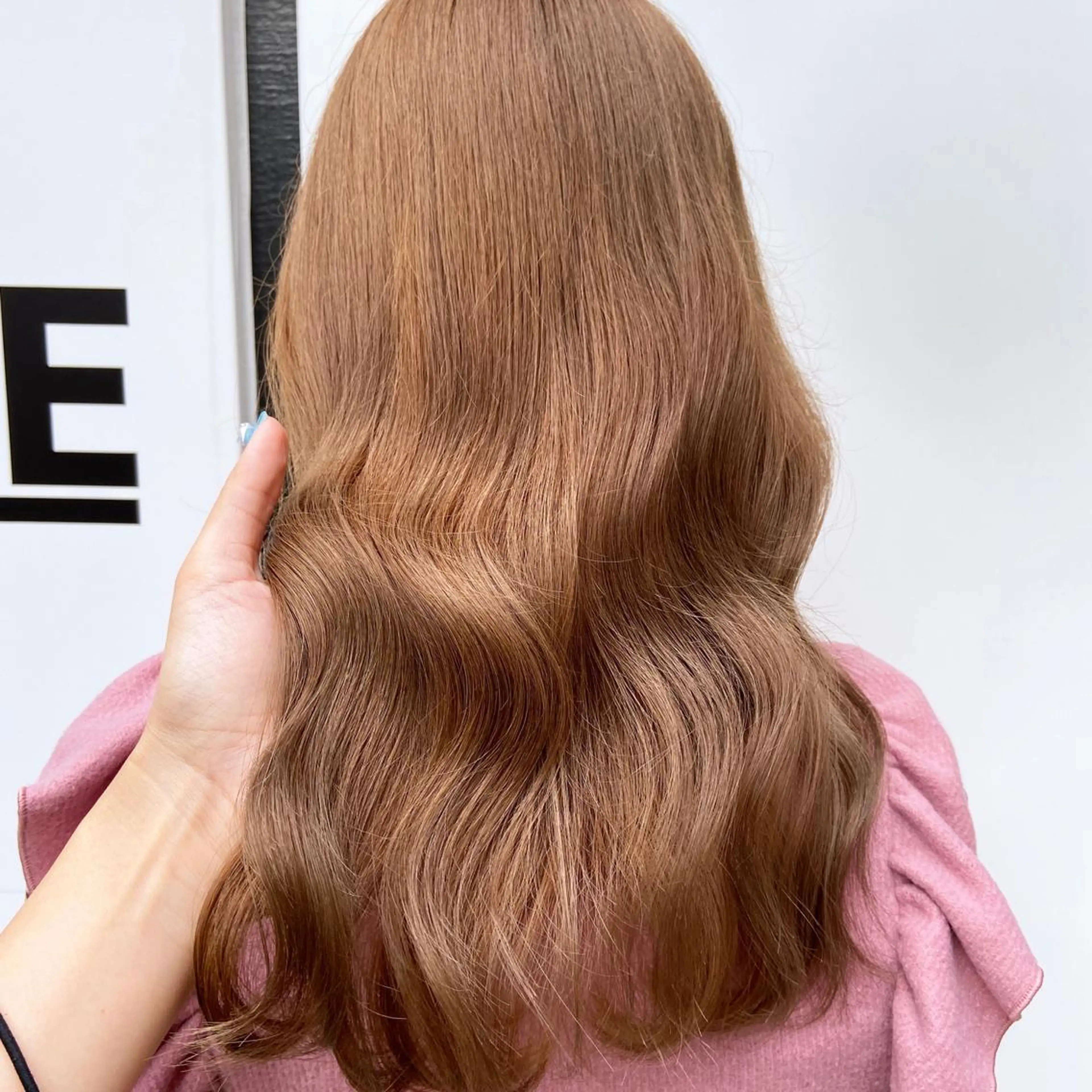 セミロング カラー ヘアアレンジ レイヤー×グレージュ /ピンク🩷mioのヘアスタイル