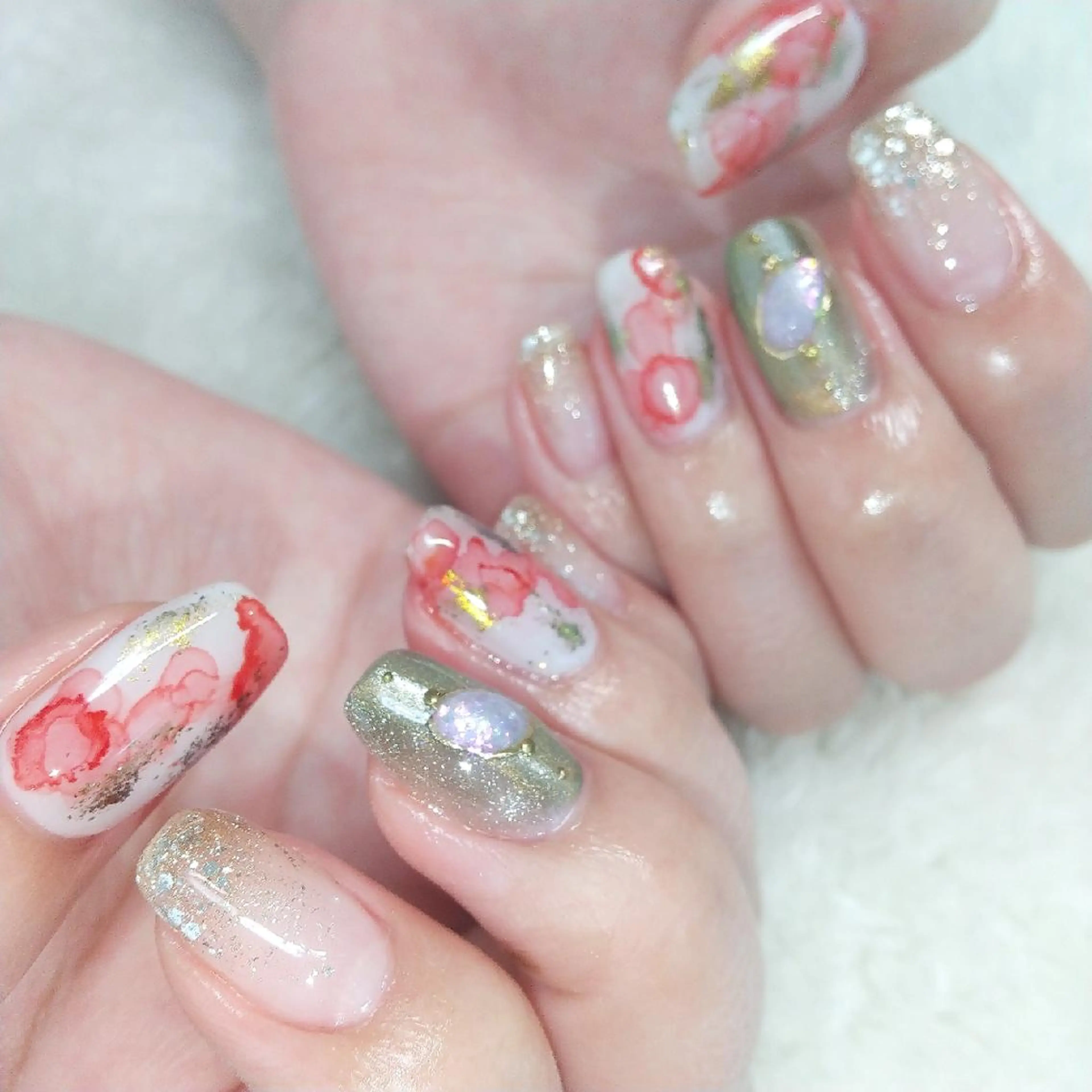 ネイル ハンドネイル Nail leef《リーフ》所属・kahosan 𓆉のネイルデザイン
