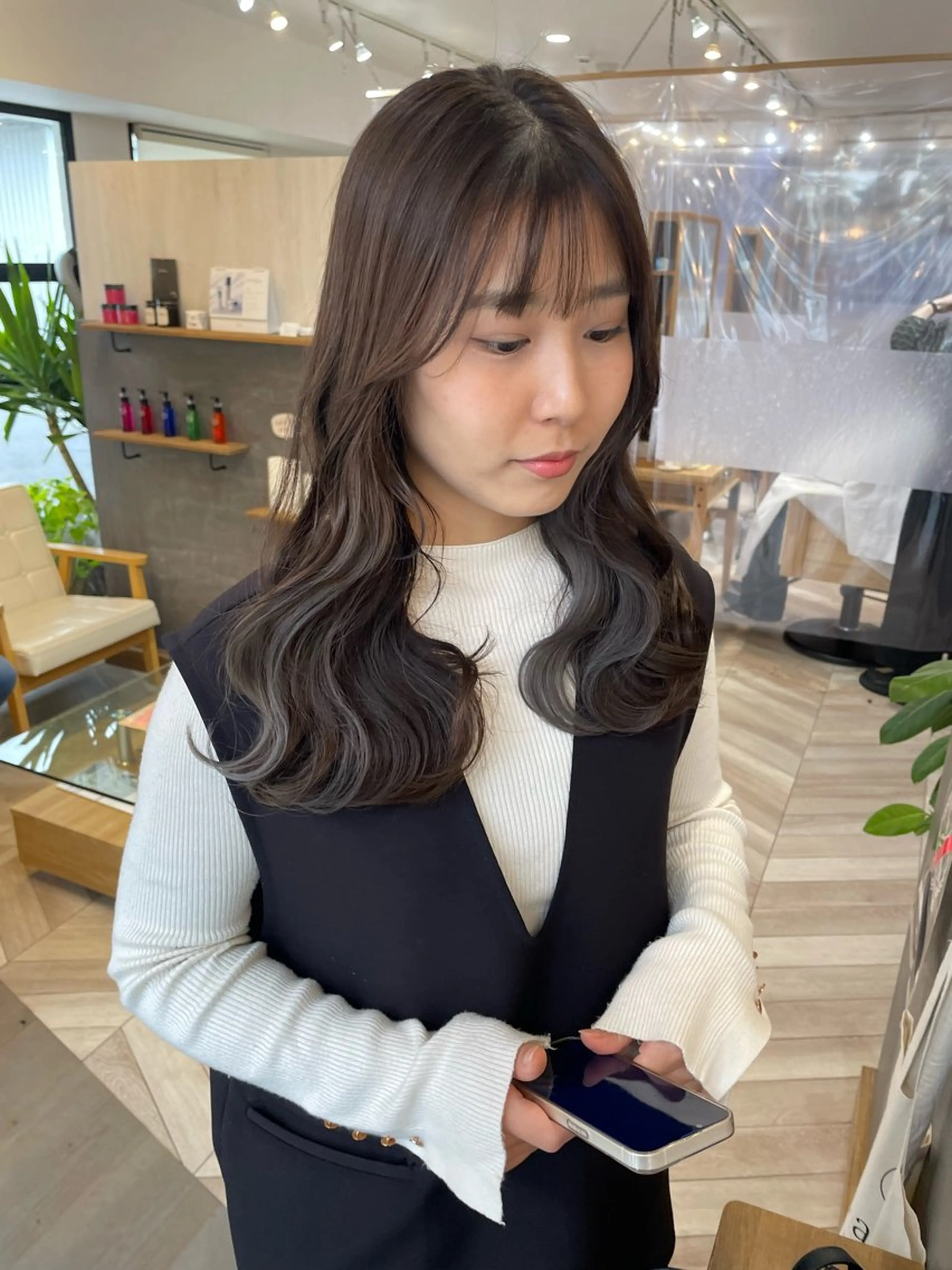 ロング 永井 瑞穂のヘアスタイル