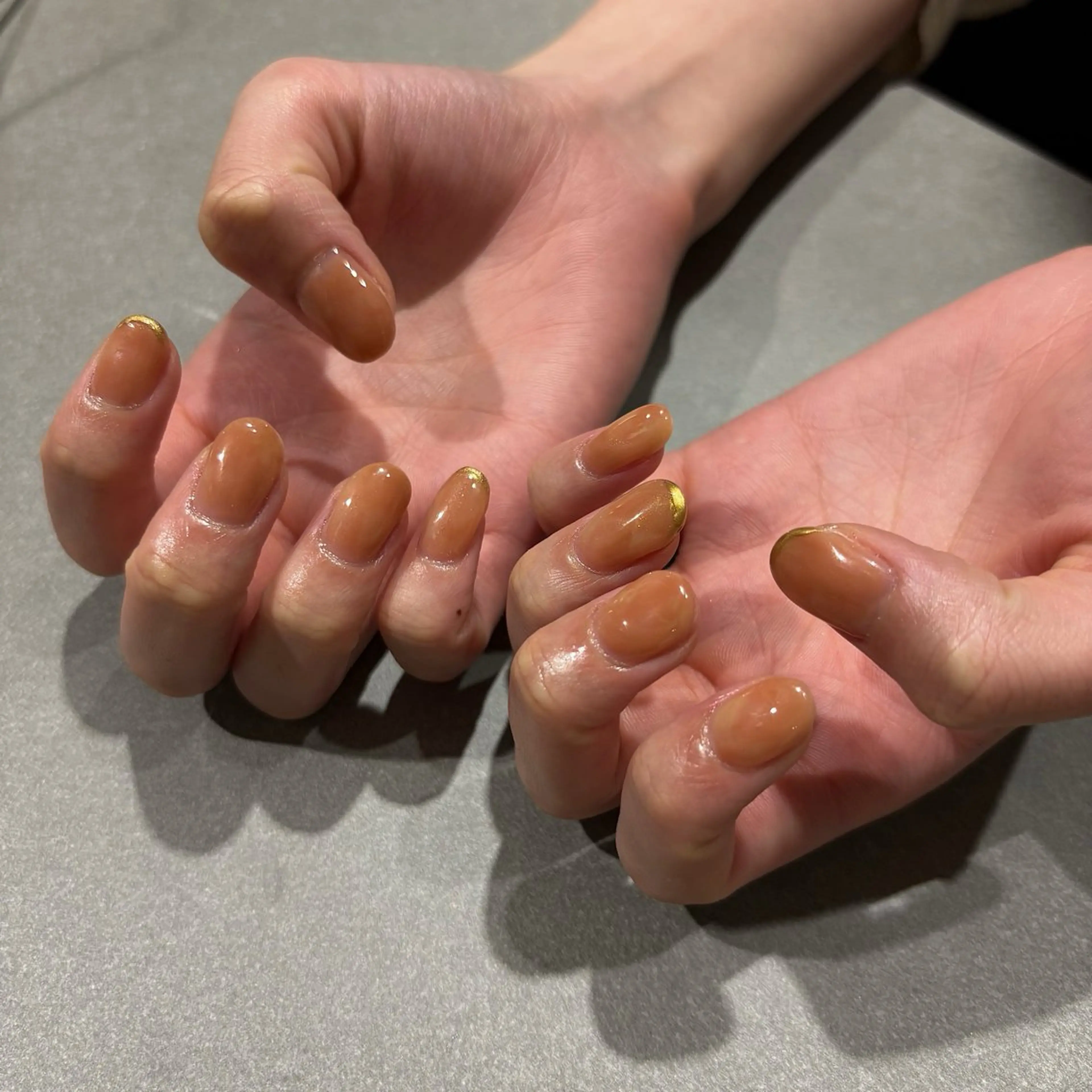 ネイル ミラーネイル ハンドネイル &robe銀座店 runeのネイルデザイン