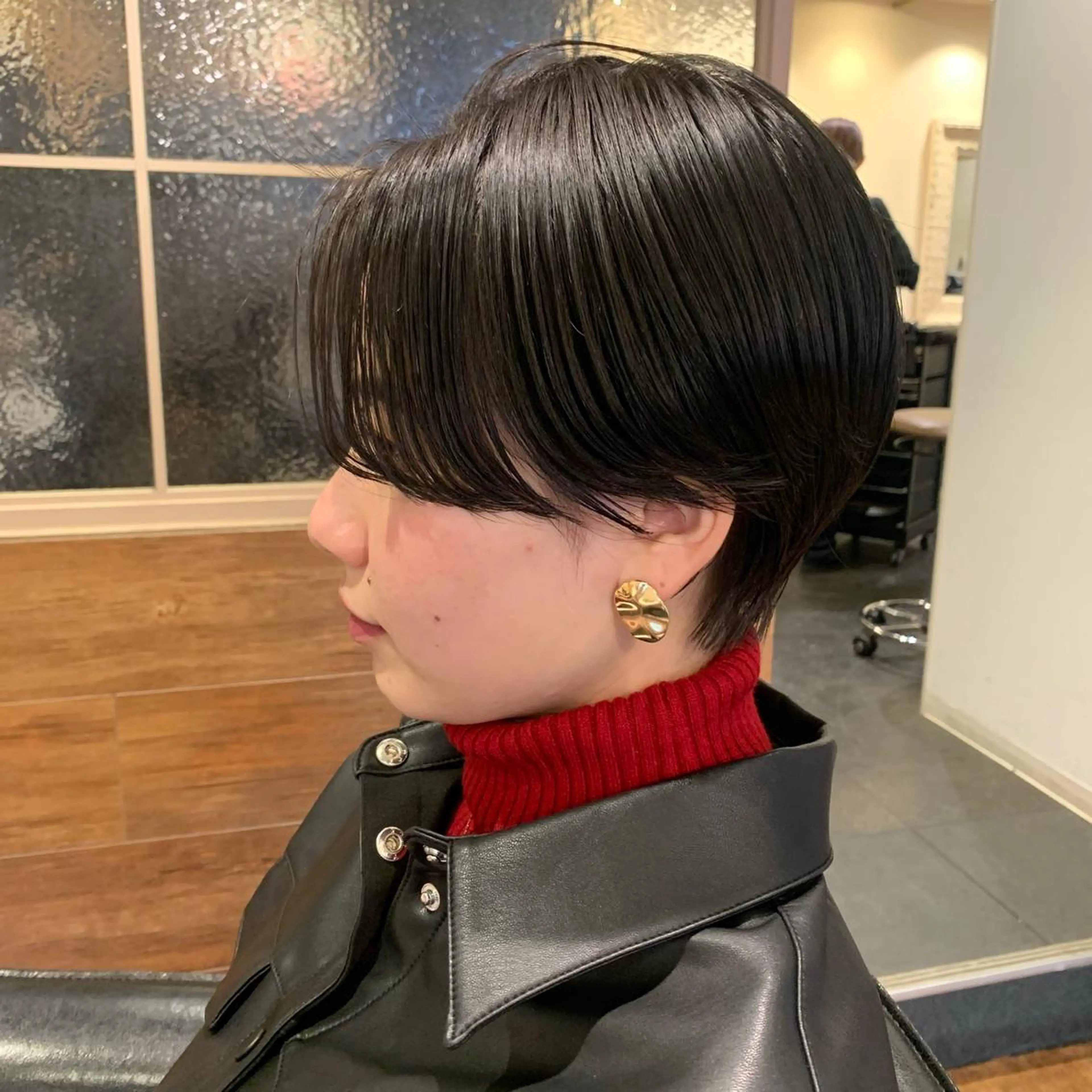 ショート コテ巻きパーマ/韓国 パーマ/佐野のヘアスタイル