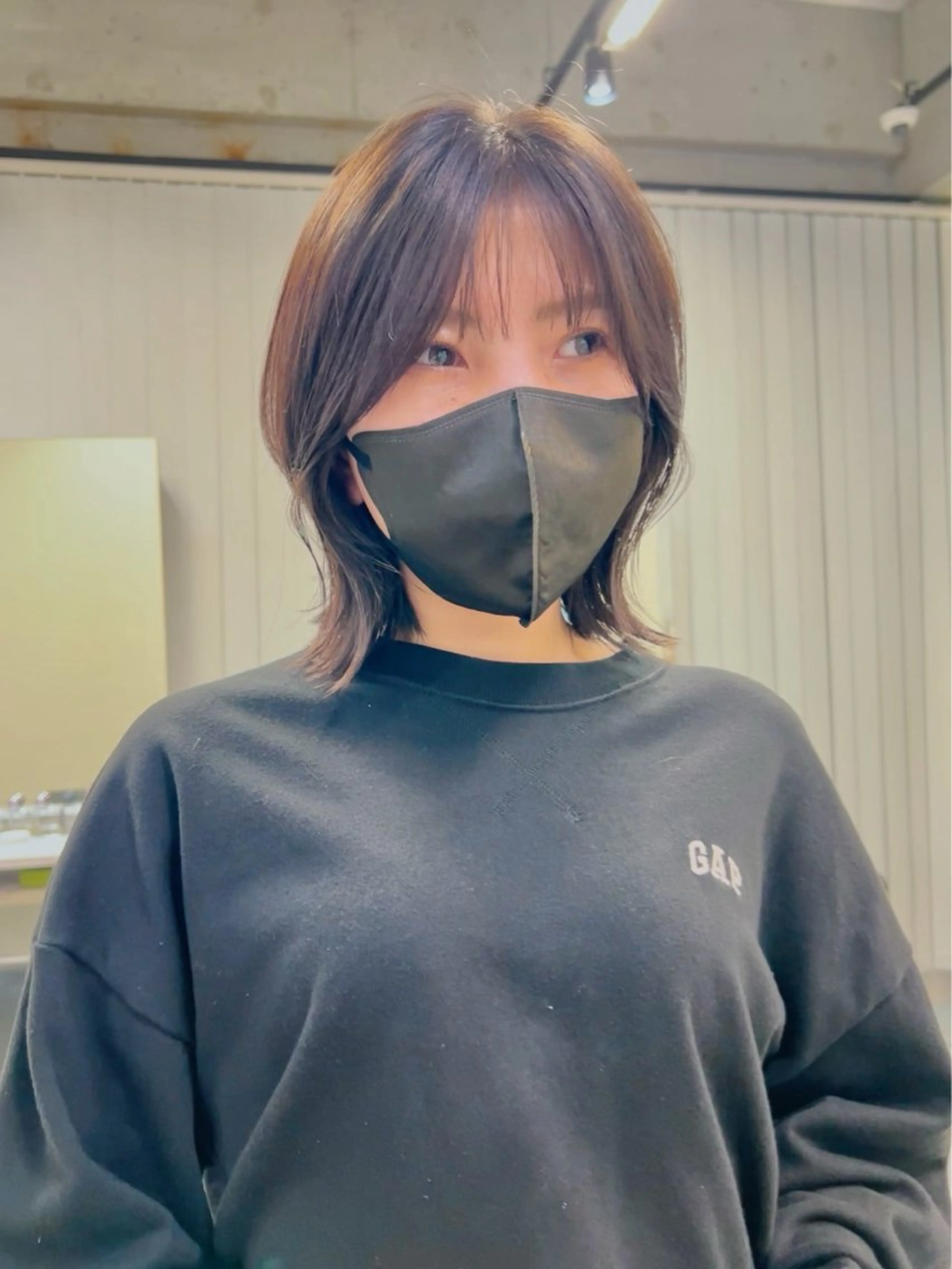 ミディアム ボブ ウルフカット ウルフボブ Living所属・ヨシモトリョウ 髪質改善/美髪のヘアスタイル