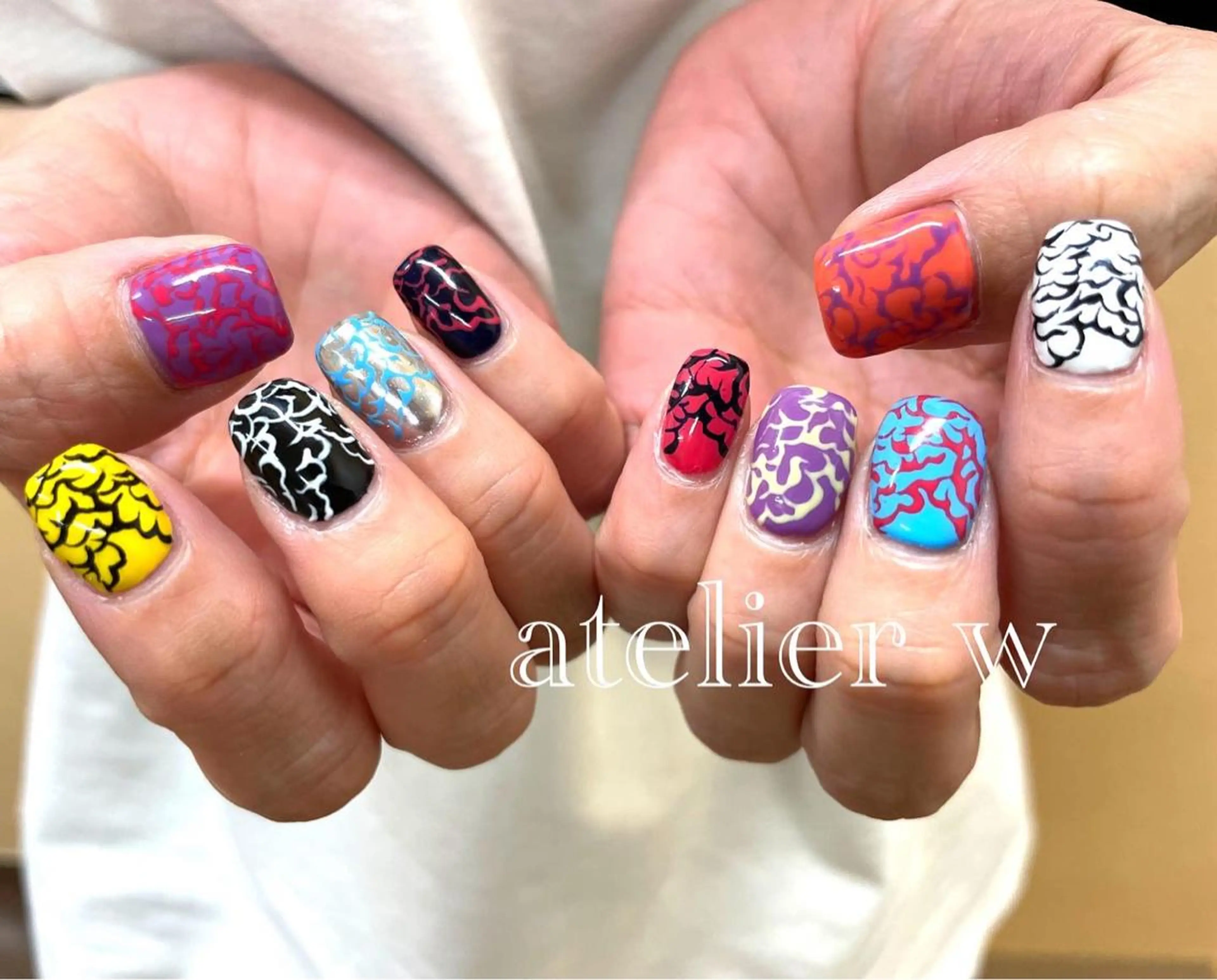 ネイル ハンドネイル atelier w/tetoro所属・高橋 わかなのネイルデザイン