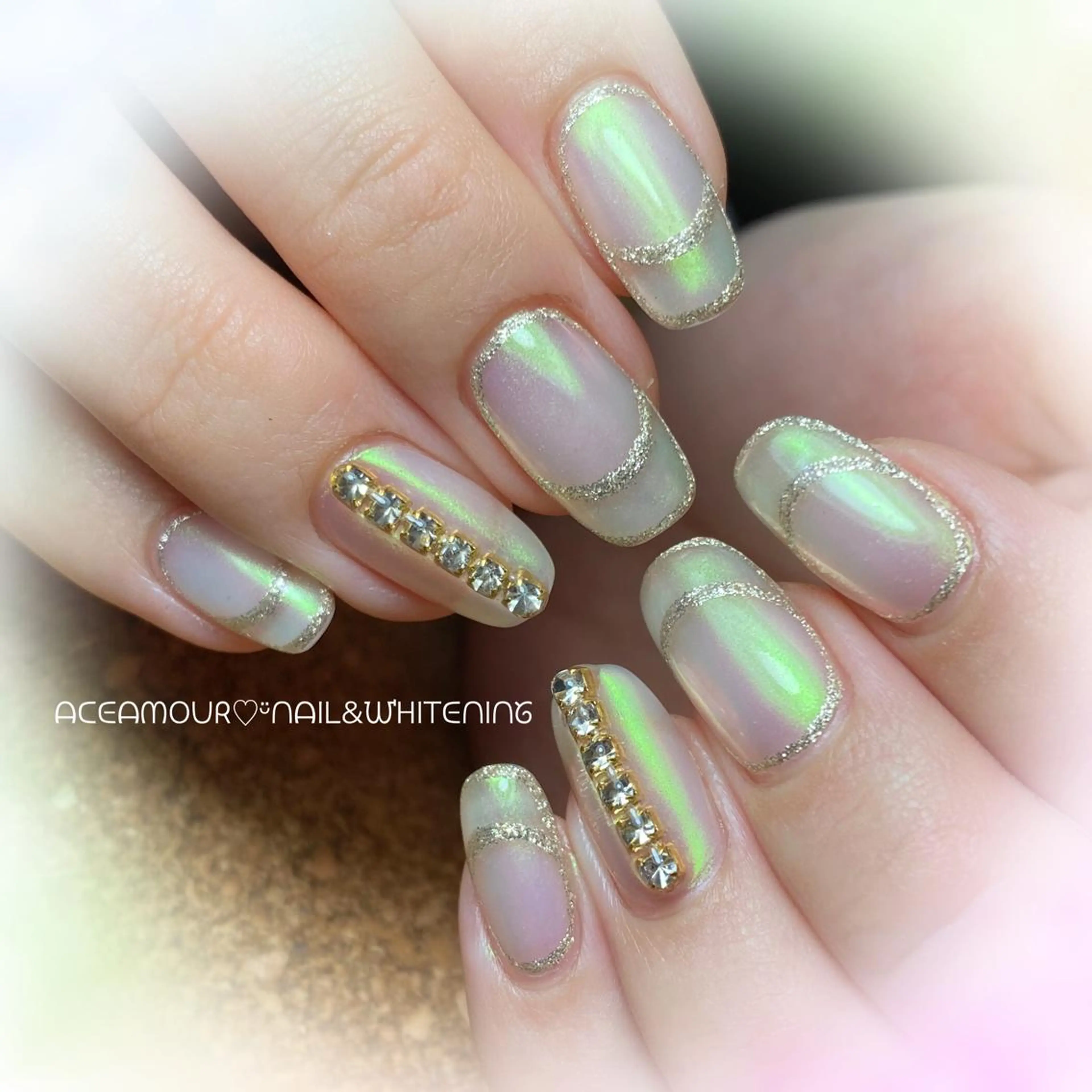 ネイル ネイル/耳つぼ /新ホワイトニングのネイルデザイン