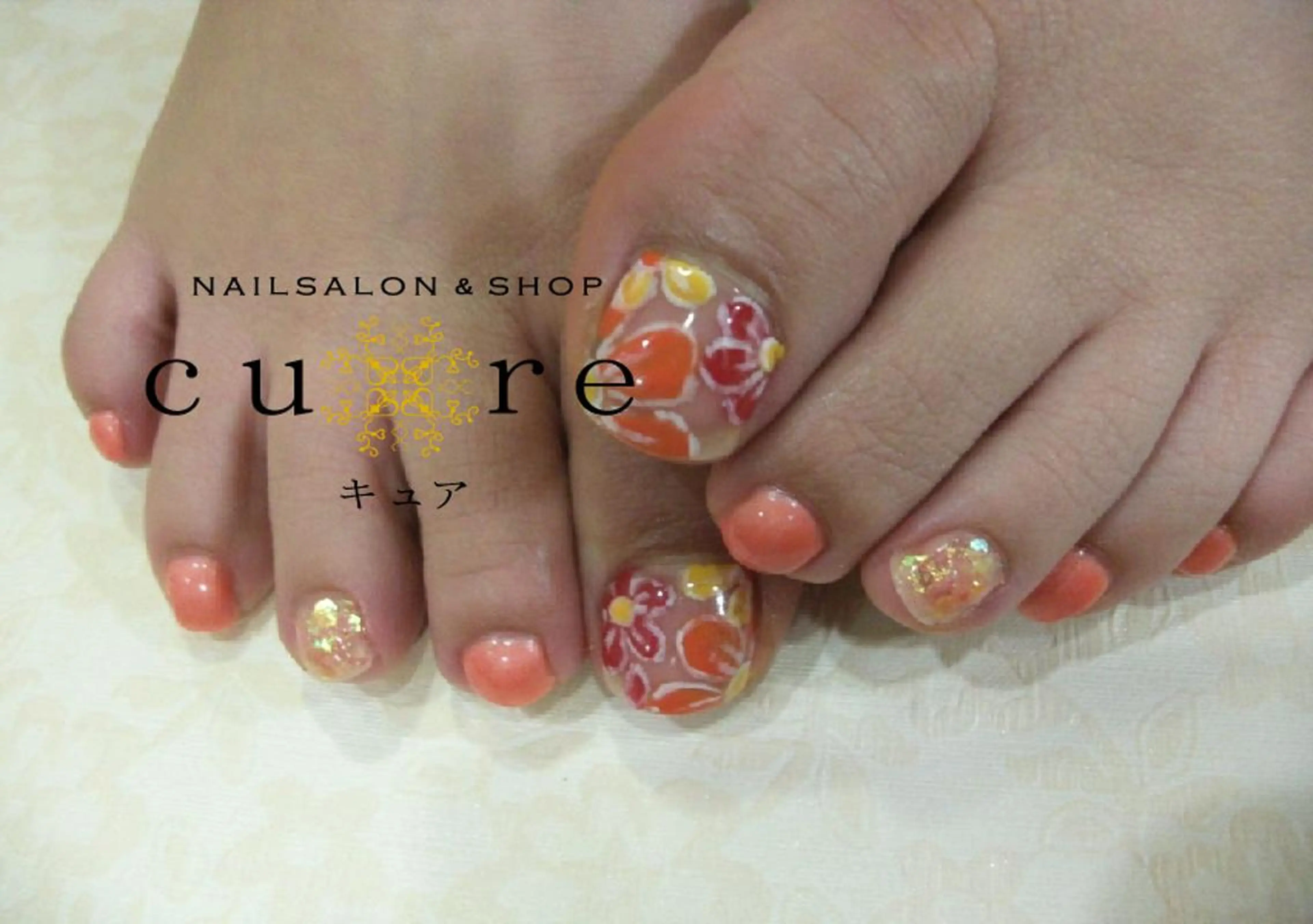 ショート ネイル ネイルサロン Cureのネイルデザイン