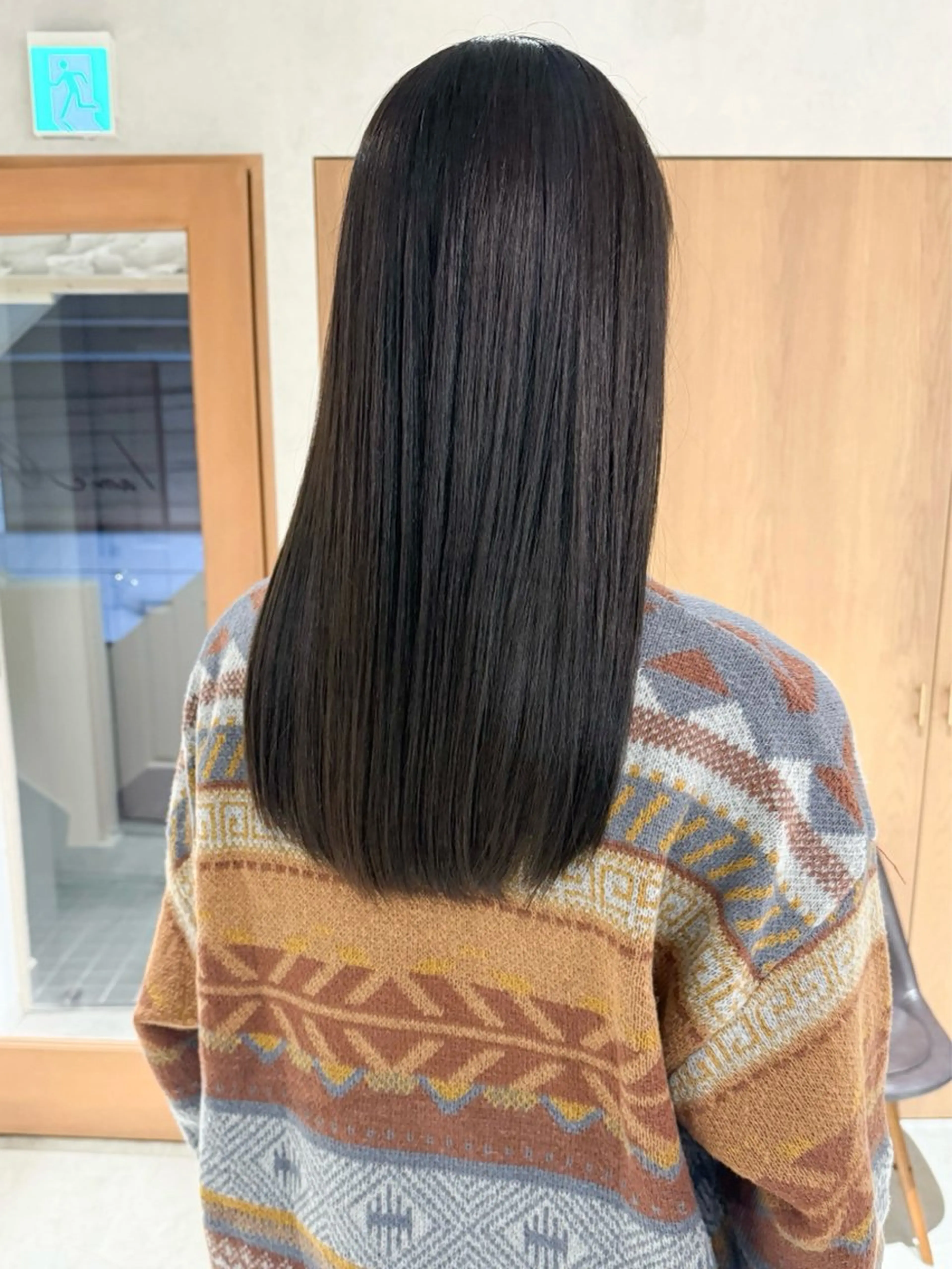 ロング カット 縮毛矯正 トリートメント 似合わせぷつっとボブ 縮毛矯正 久保田彩菜のヘアスタイル