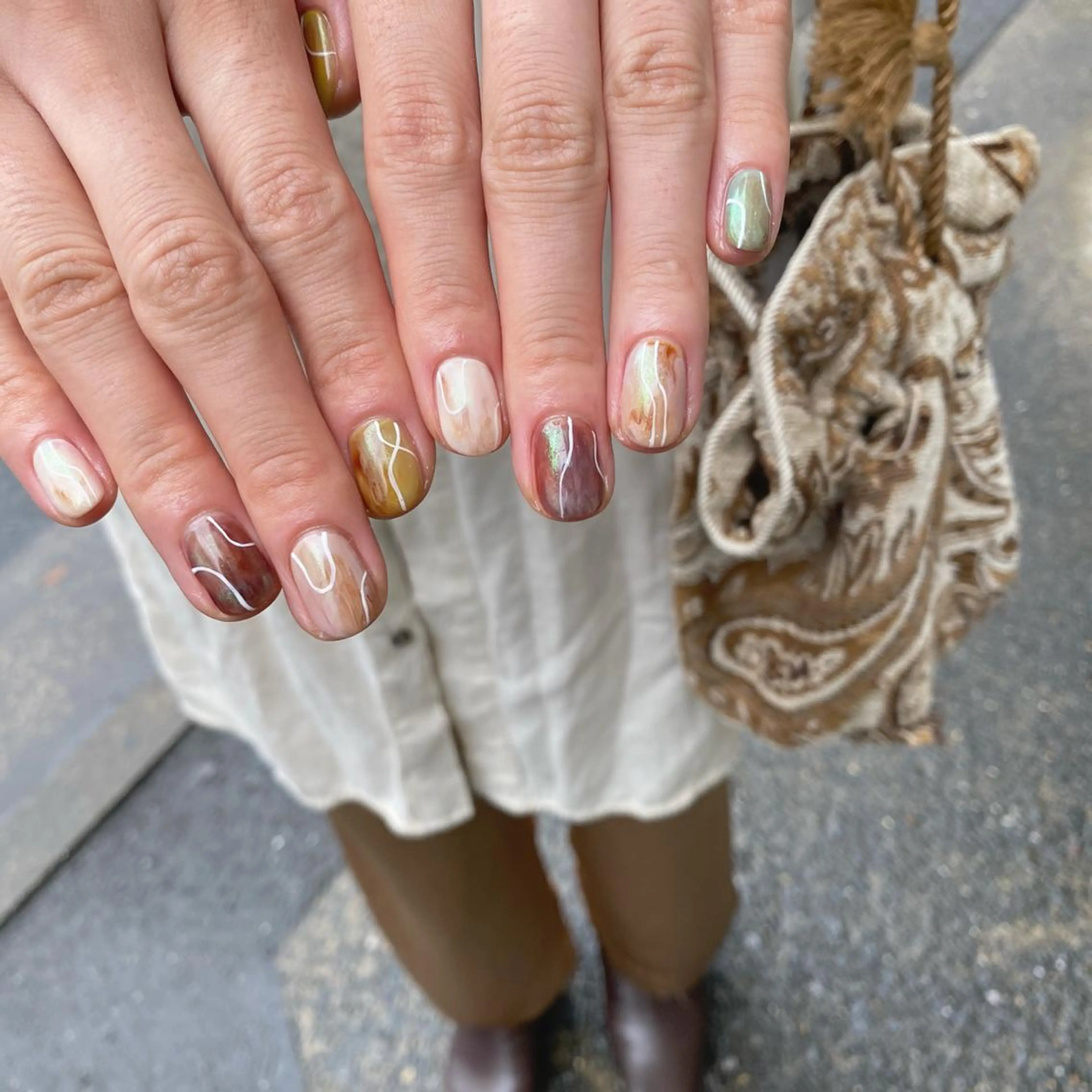 ネイル アートネイル ハンドネイル nable.所属・栗林 実莉のネイルデザイン