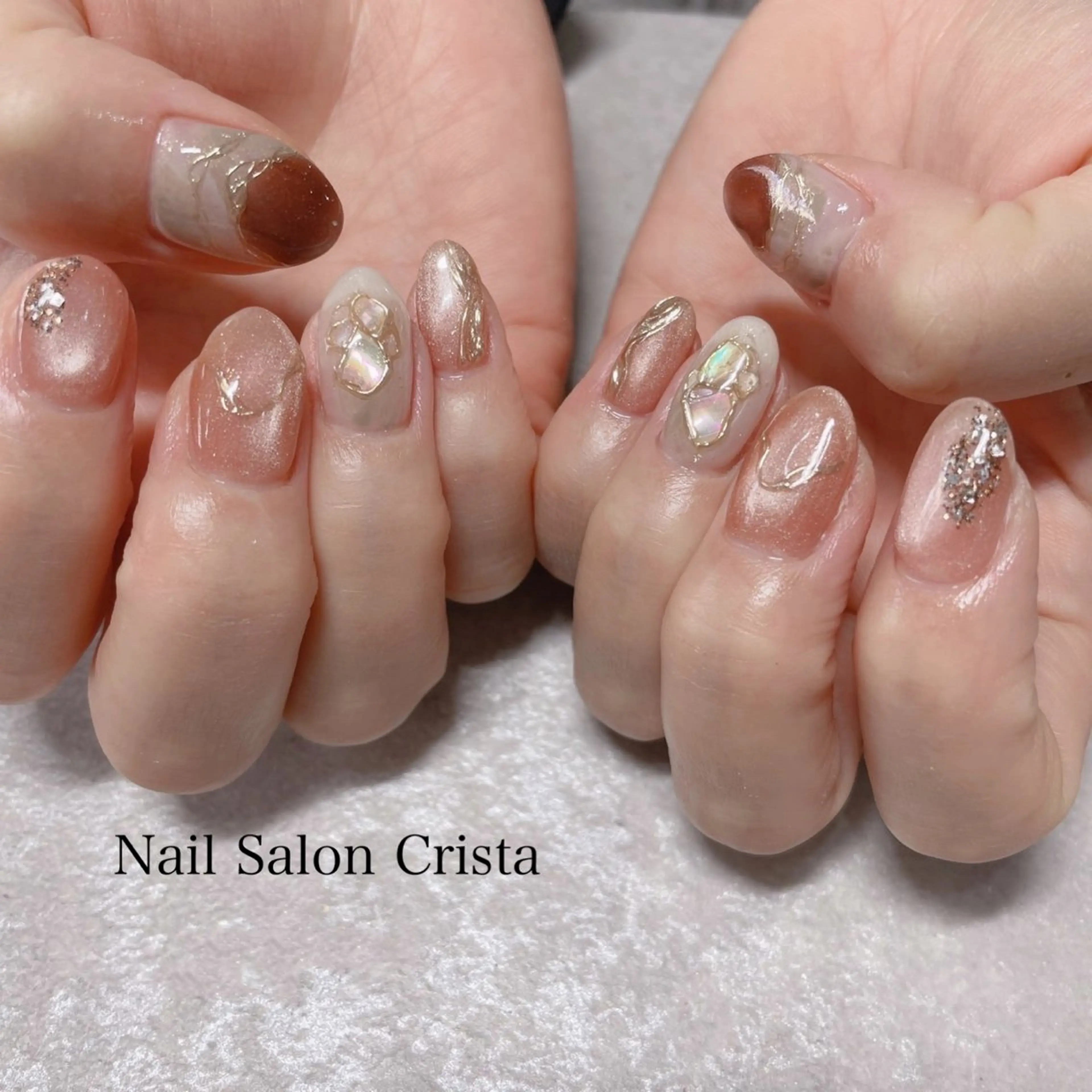 ネイル ジェルネイル パラジェル CRISTA所属・CRISTA MOMOのネイルデザイン