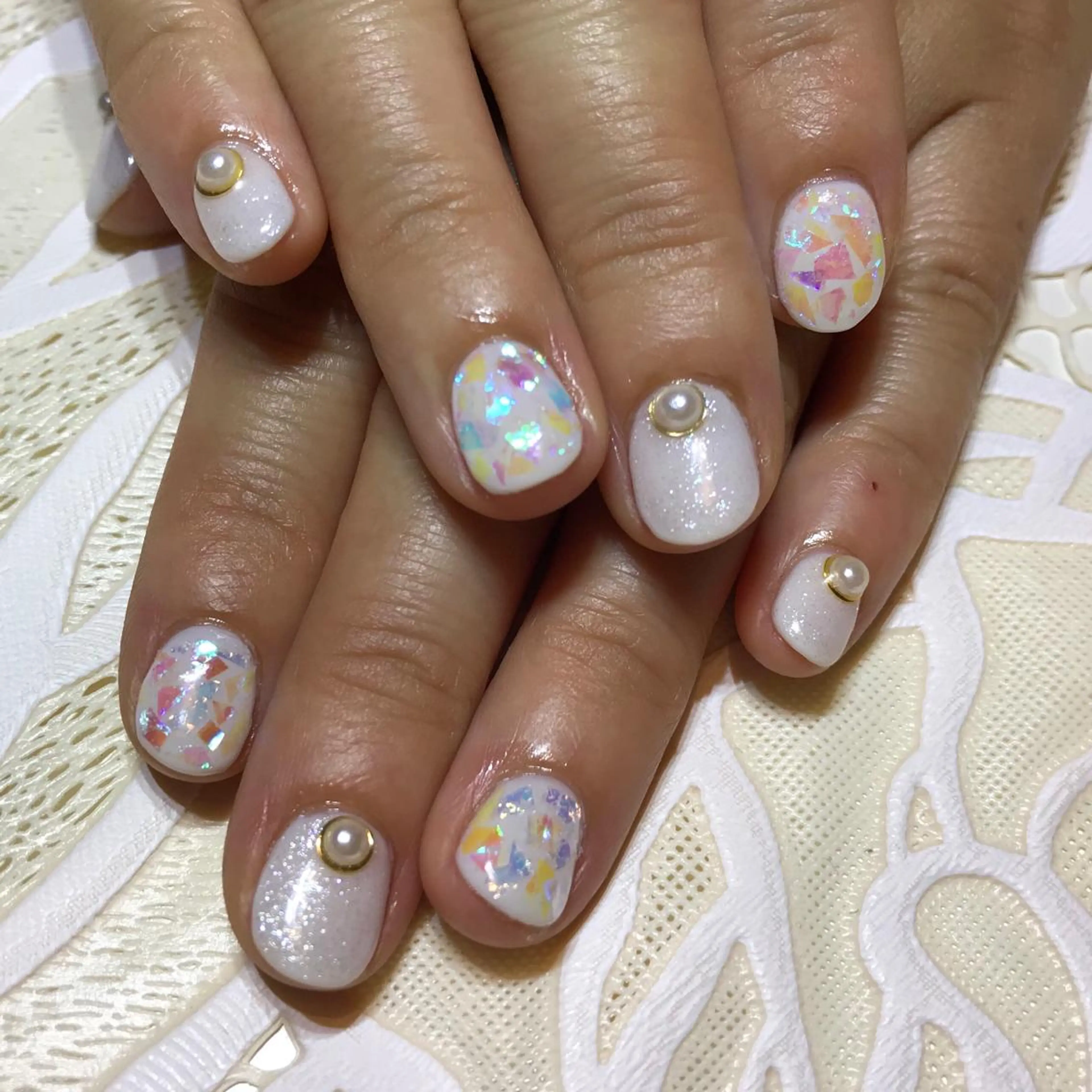 ネイル ホログラムネイル ワンカラーネイル プライベートサロン BERRY所属・プライベートサロン BERRYのエステ・リラクイメージ