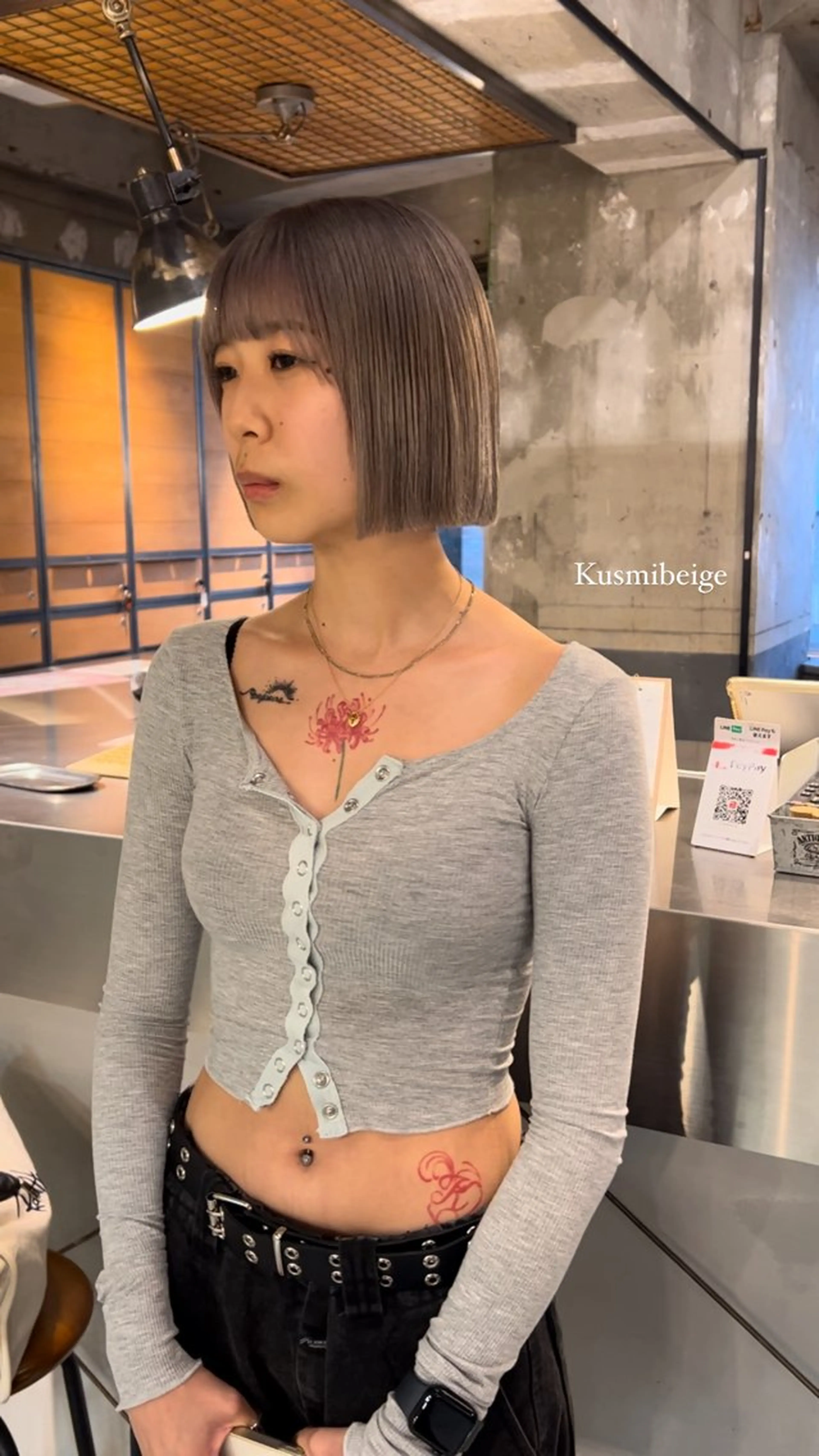 ショート カラー ボブ ヘアカラー keen 立川のヘアスタイル