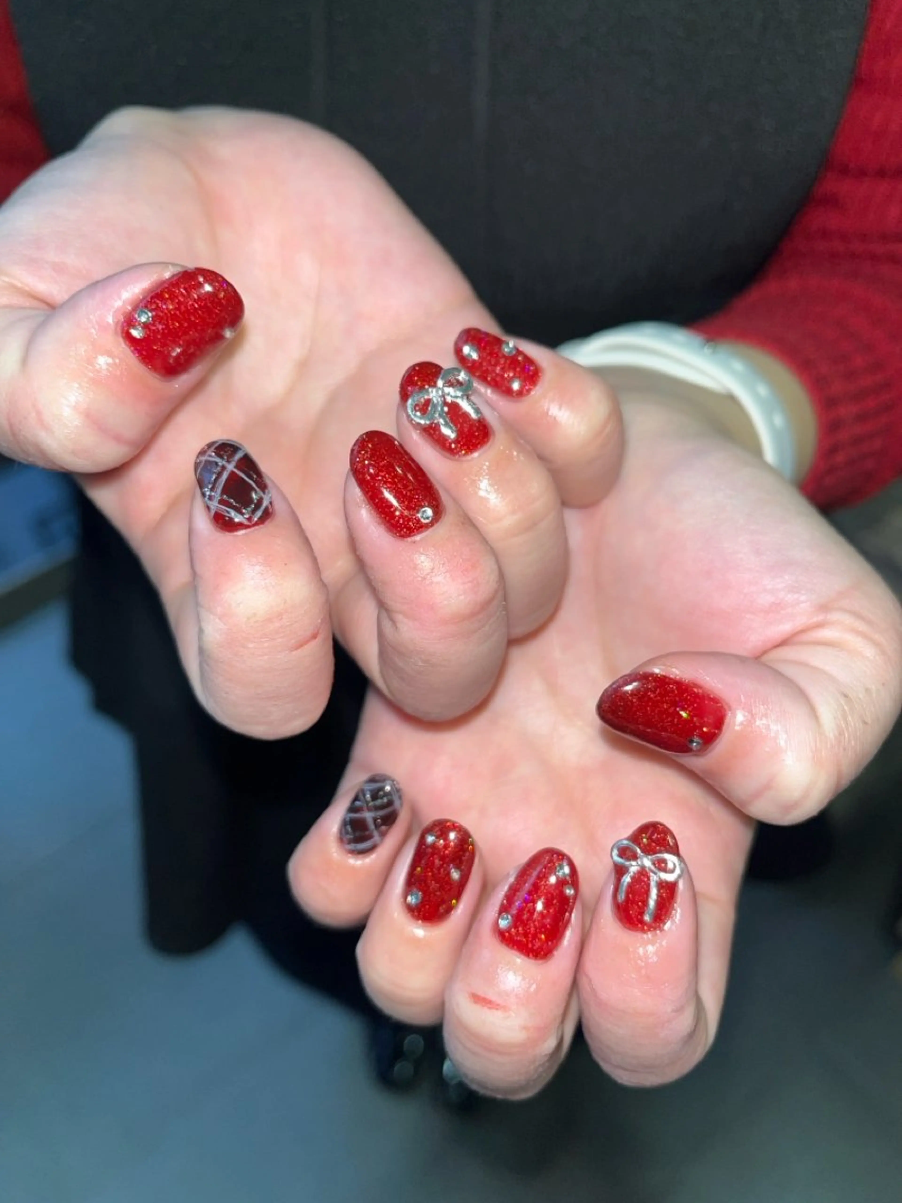 ネイル ハンドネイル waka❤️✨ レイヤーボブ/ネイルのヘアスタイル