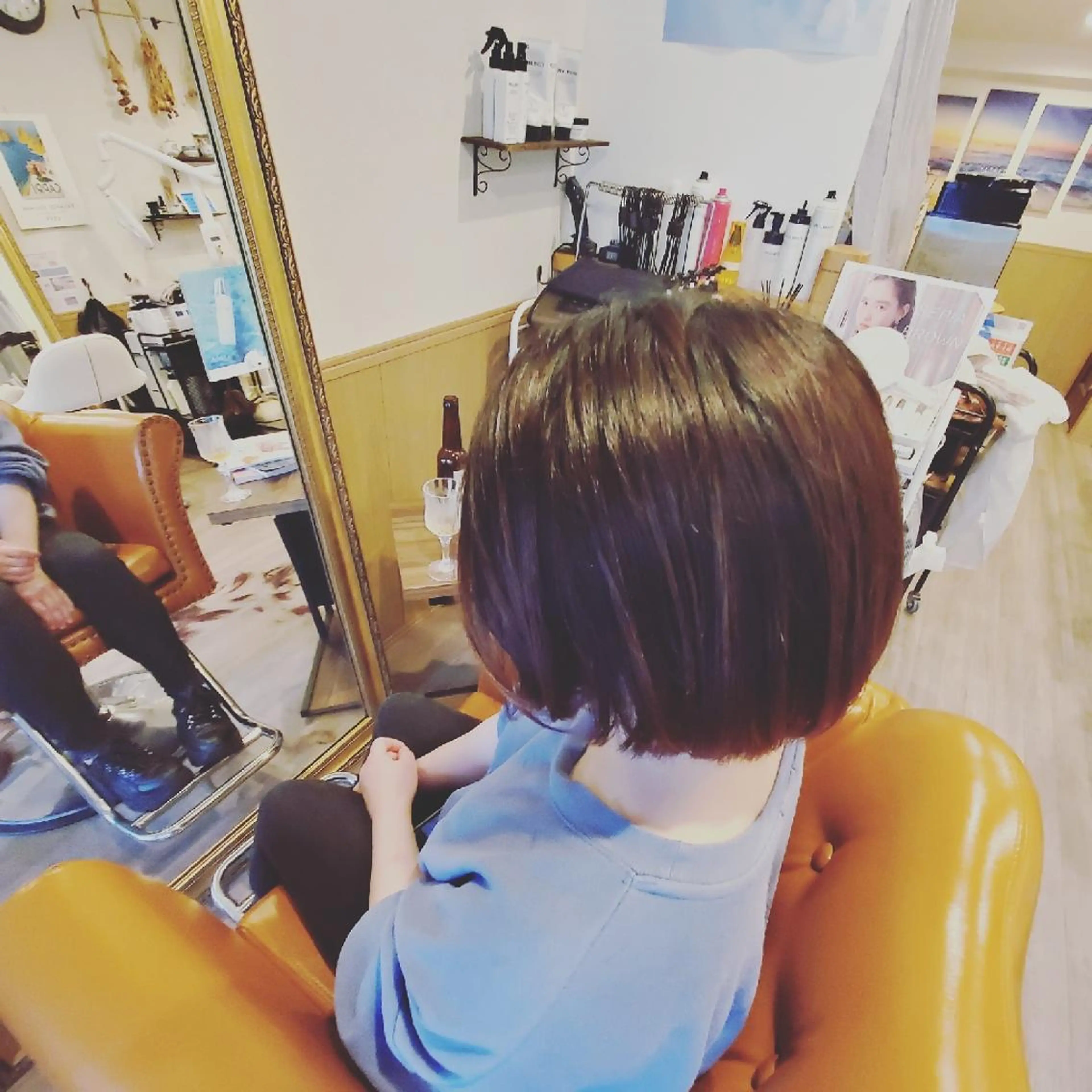 ショート カット ヘアカラー トリートメント spa hair  ark 富井直美のヘアスタイル