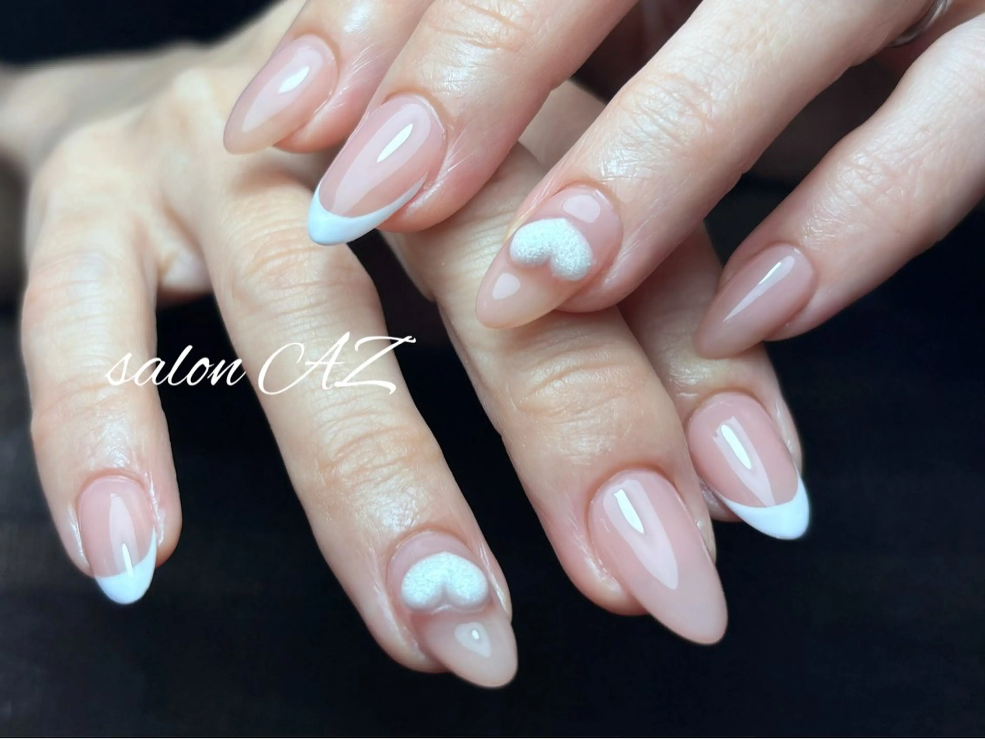 ネイル アートネイル フットネイル フレンチネイル マグネットネイル 持ち込み ハンドネイル salon AZのネイルデザイン