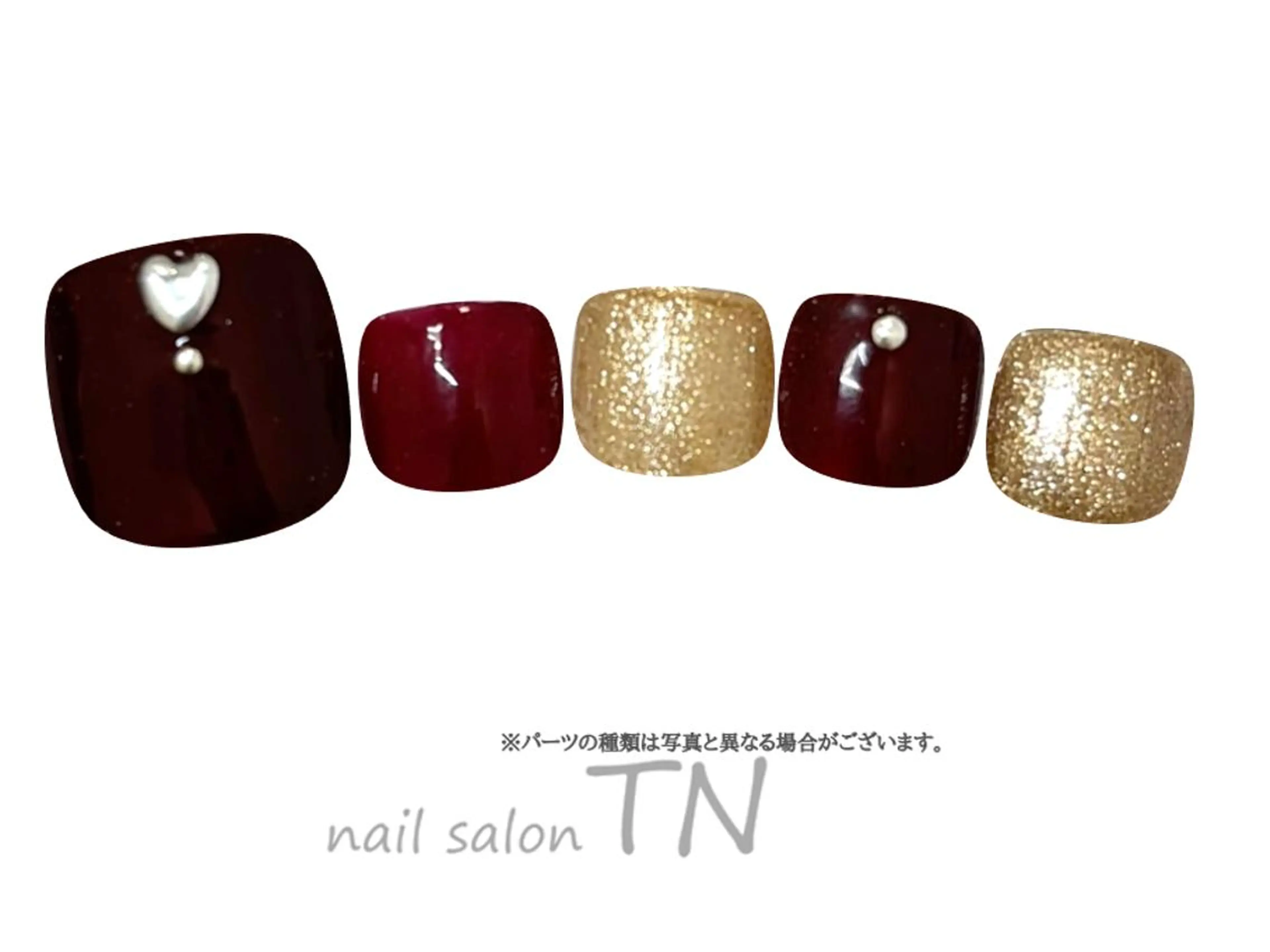 ネイル フットネイル 中島 実穂のネイルデザイン