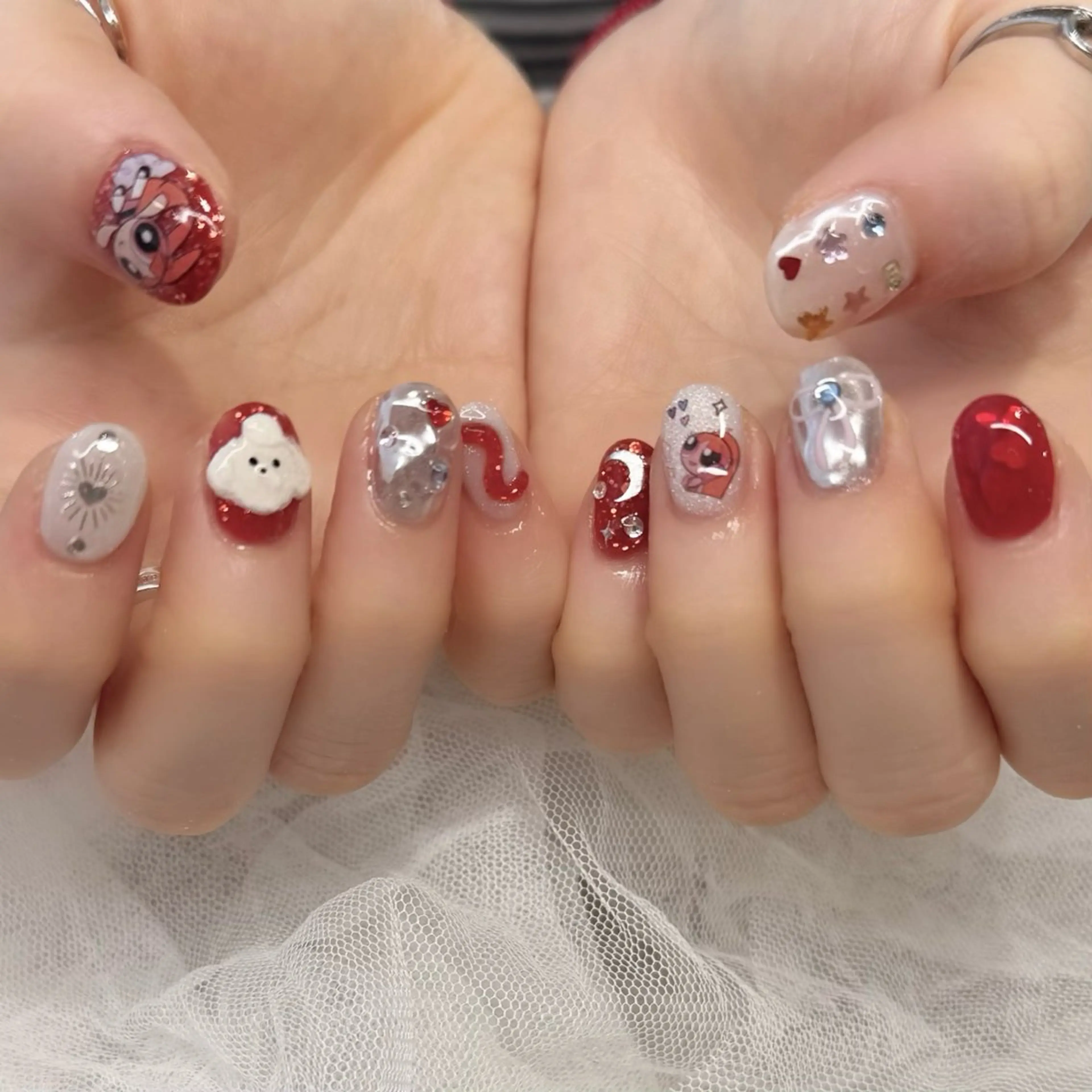 ネイル ハンドネイル 新井 ひなののネイルデザイン