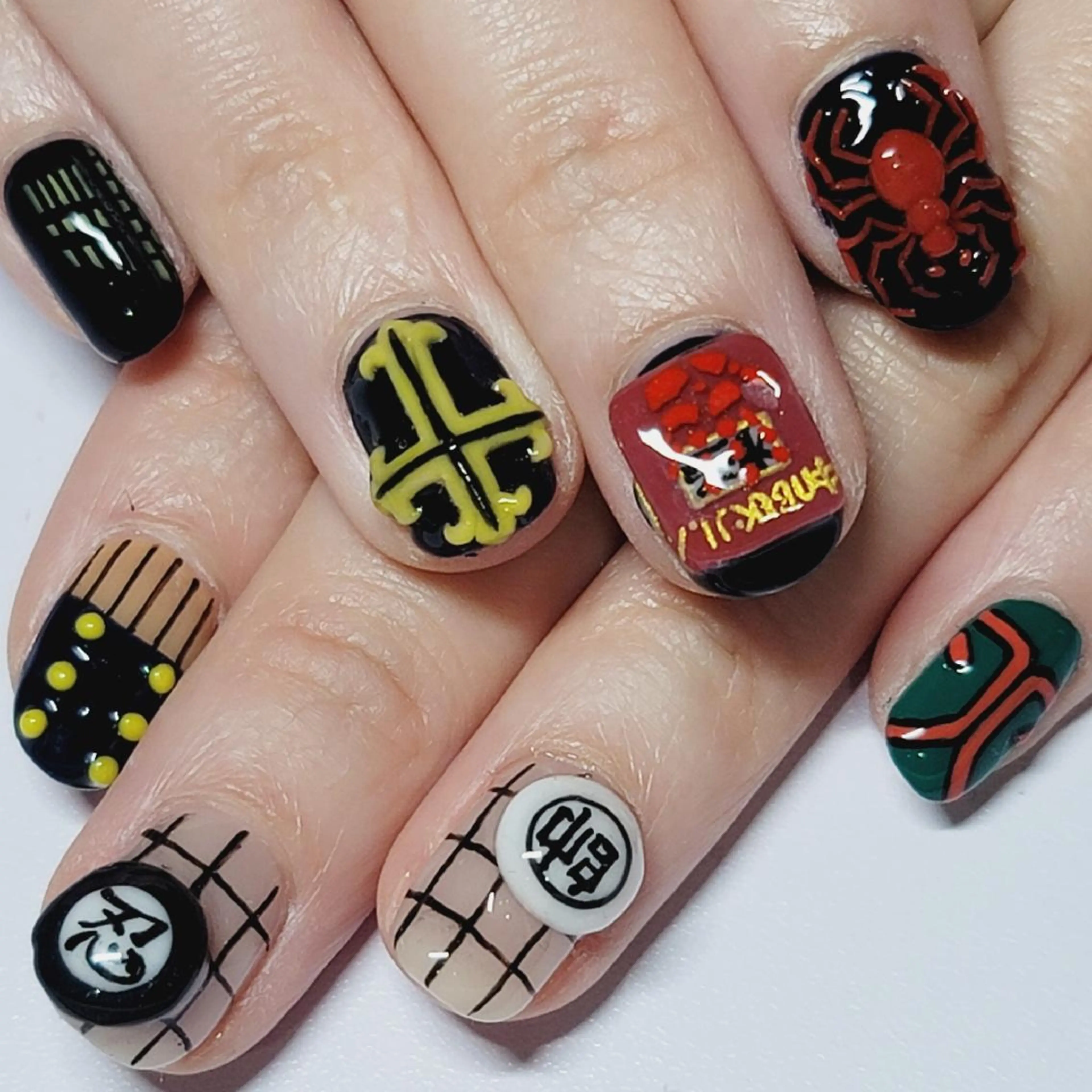 ネイル アートネイル ネイビー ハンドネイル よしだ ひろきのネイルデザイン