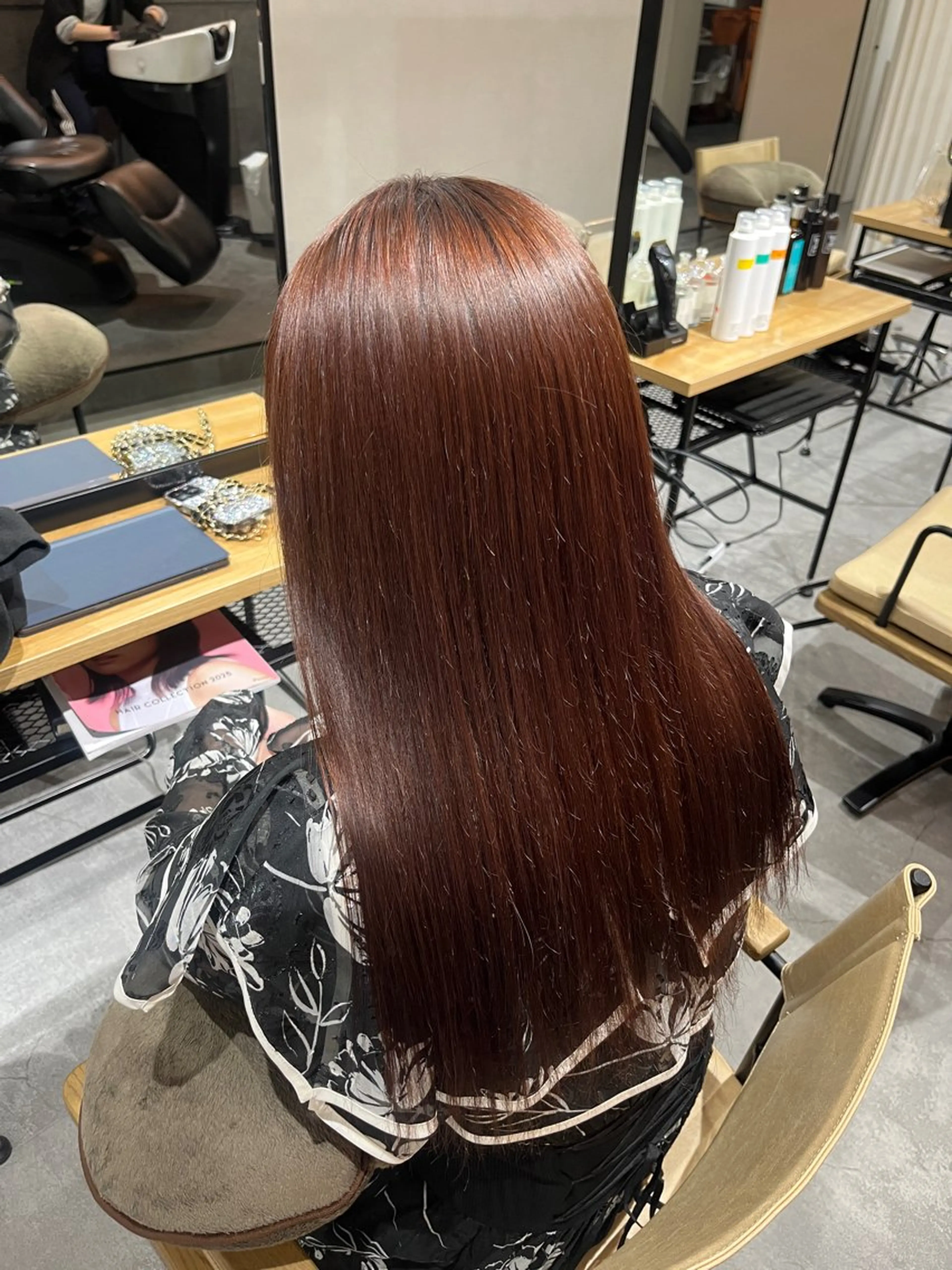 ロング 縮毛矯正 美優 🪽🎀のヘアスタイル