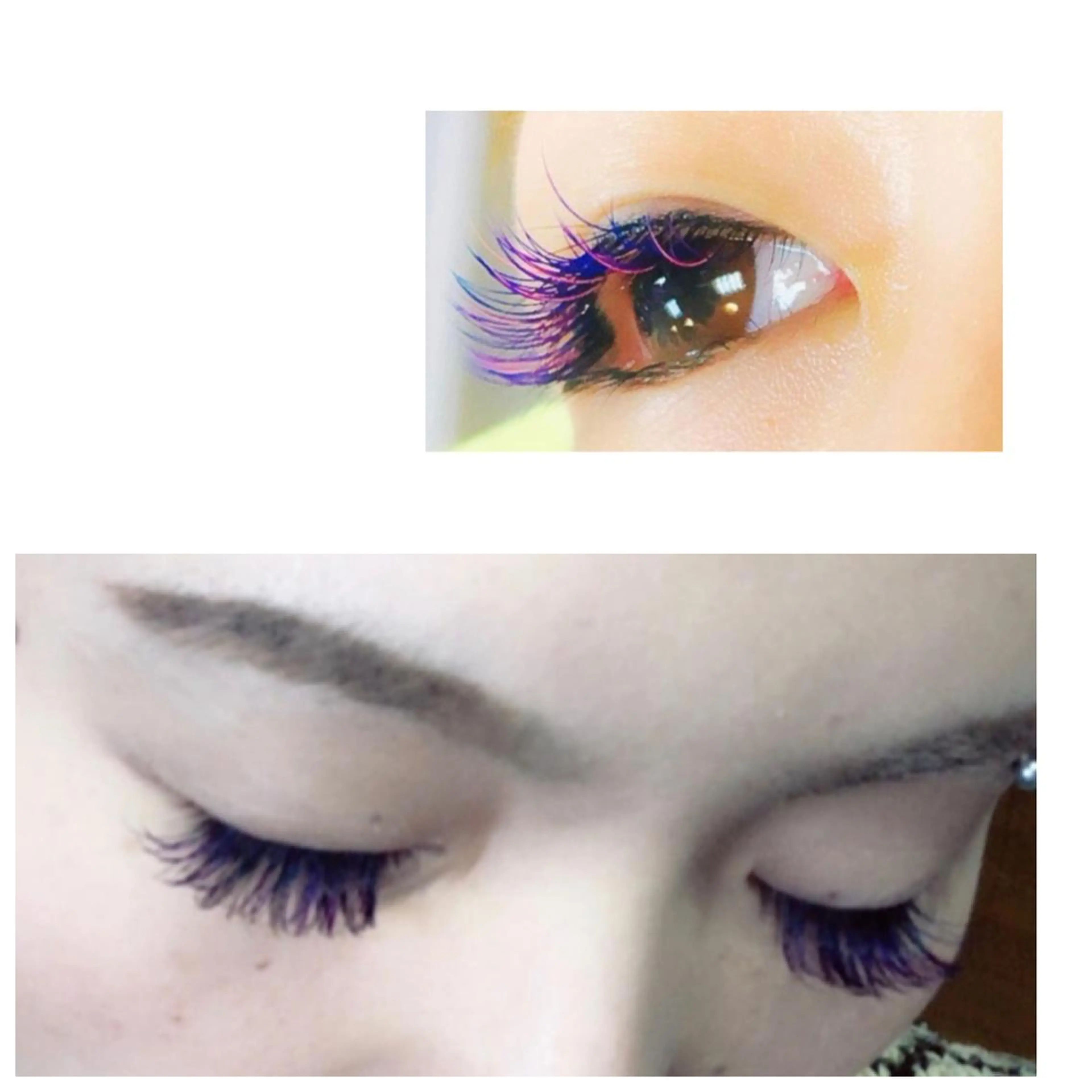 カラー マツエク・マツパ ハイライト/インナー /ブリーチ/レイヤーのヘアスタイル