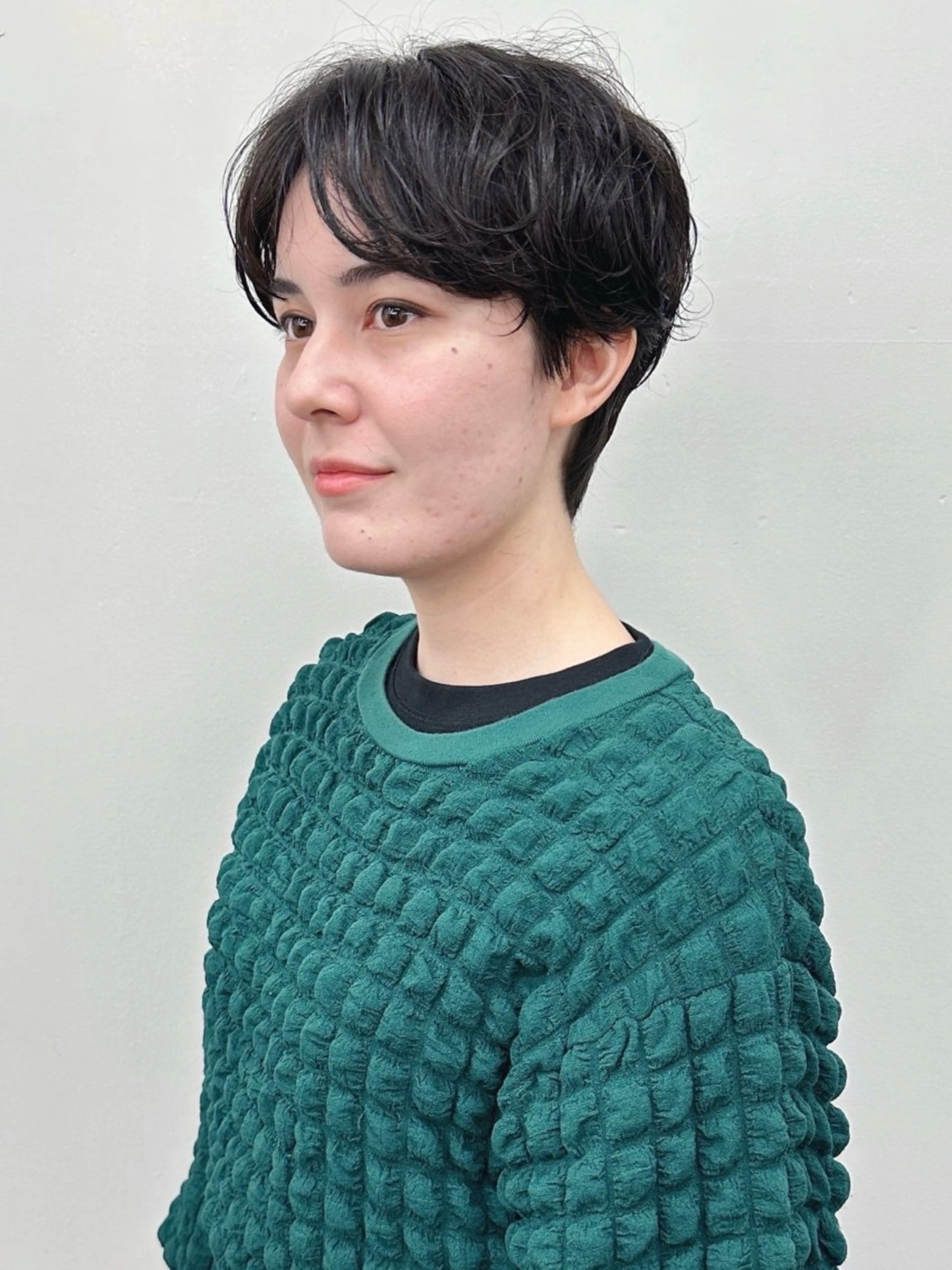 ショート カット 小顔ボブ/お悩み解決 /ボブパーマ/とういのヘアスタイル