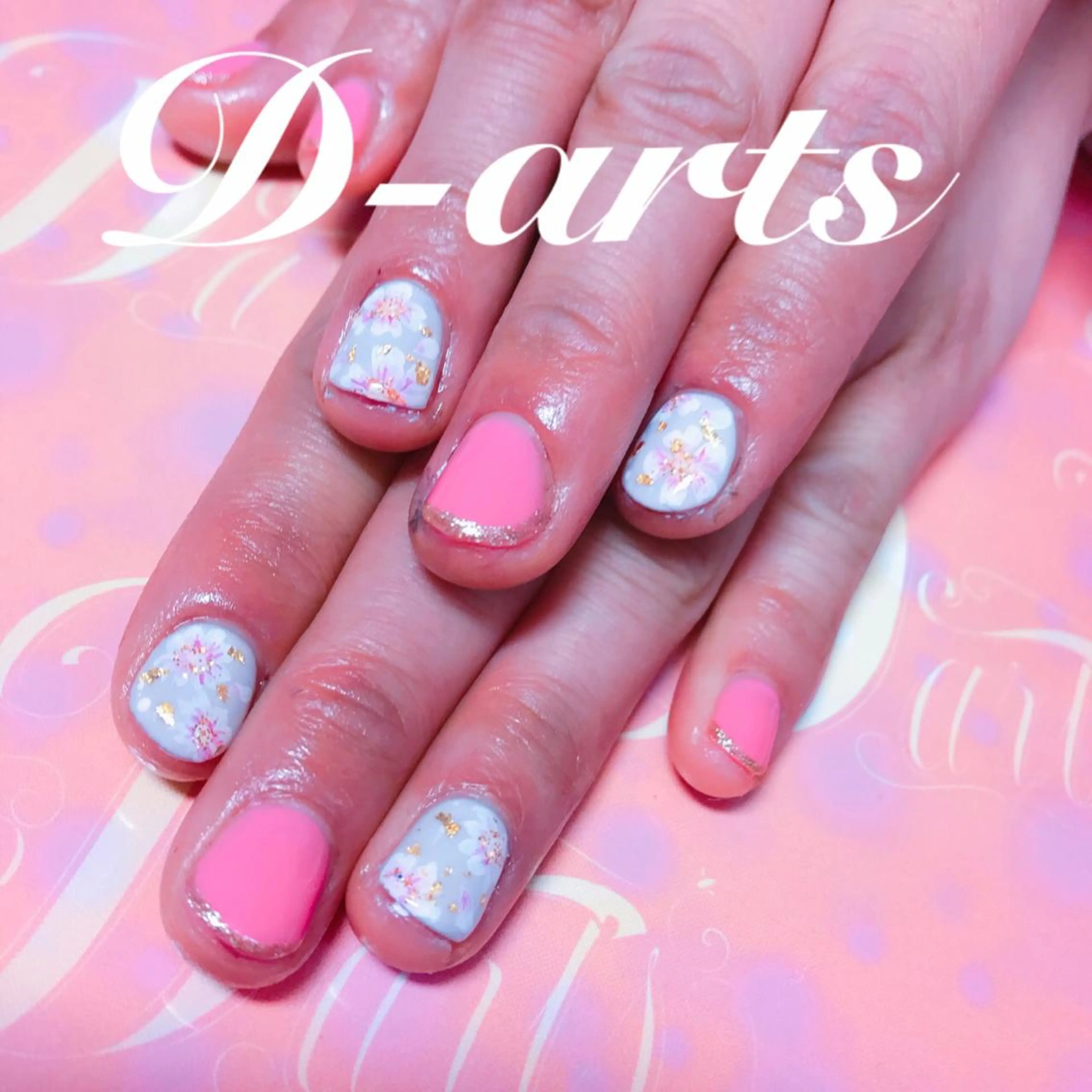 ネイル アートネイル フラワーネイル S&S 村田小百合のネイルデザイン