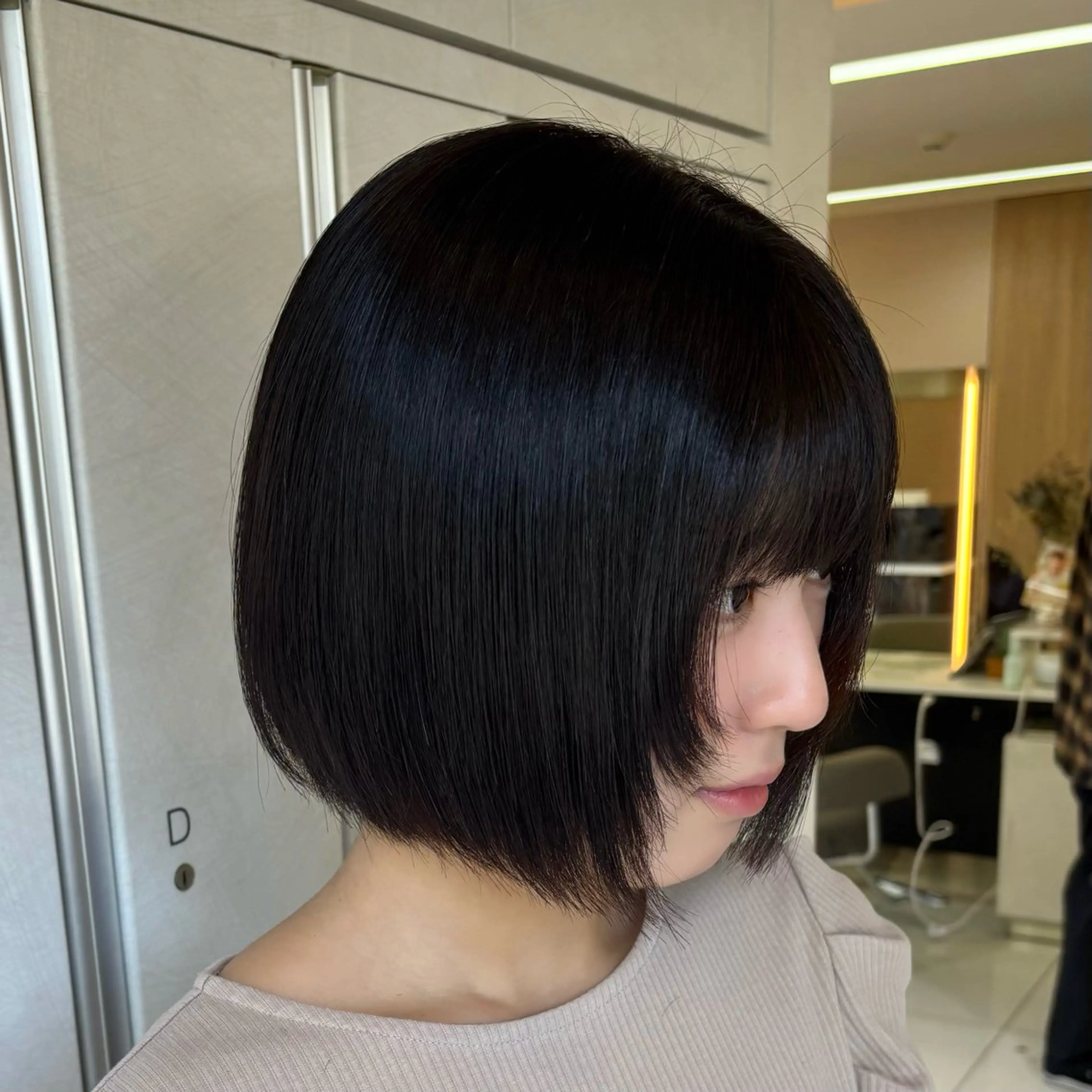 ショート レイヤーカット/ボブ /nene🍥⋆*のヘアスタイル