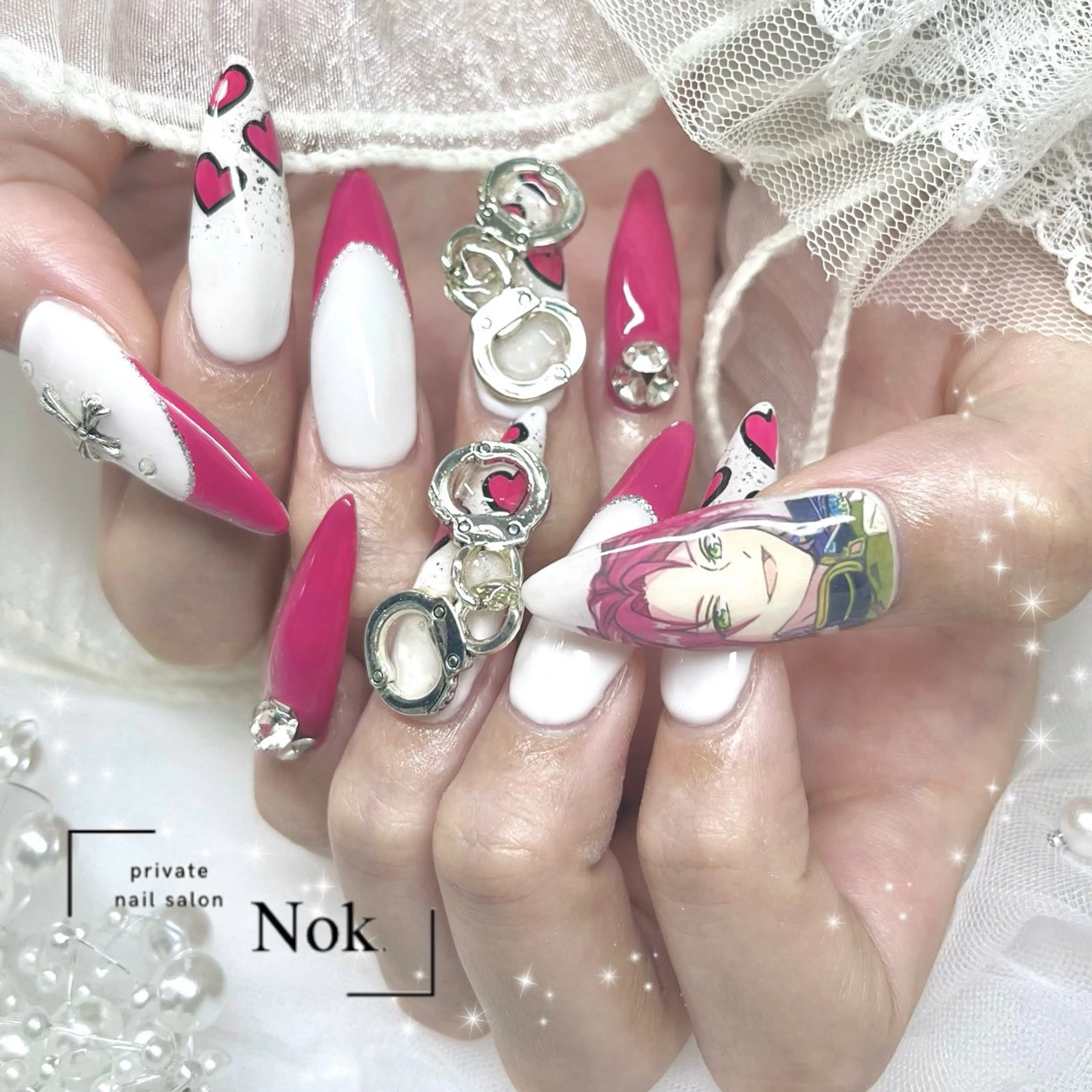 ネイル ハンドネイル 池袋痛ネイル Nok. 渡辺のネイルデザイン