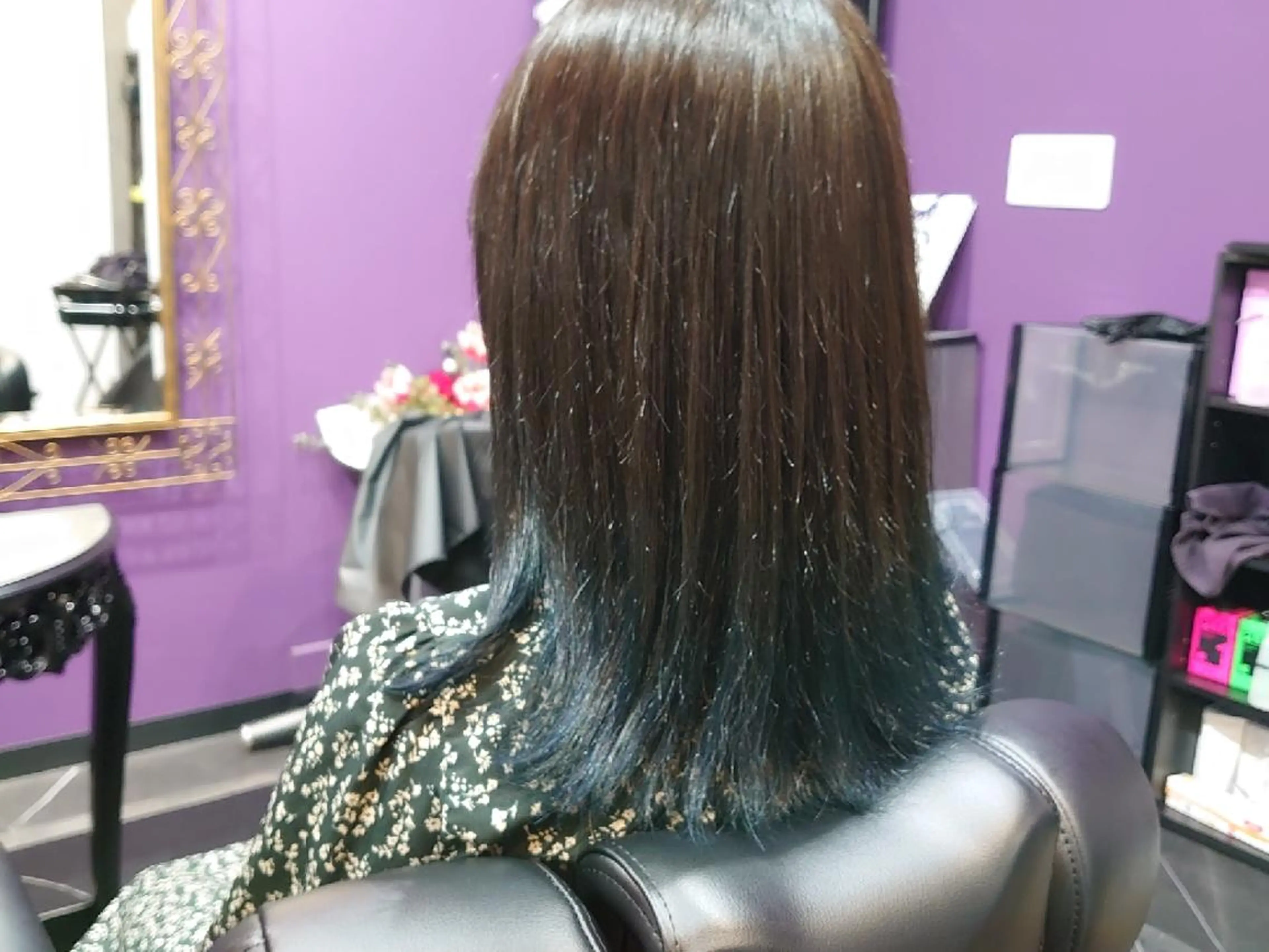 セミロング カット ヘアカラー トリートメント 渡辺 康行のヘアスタイル