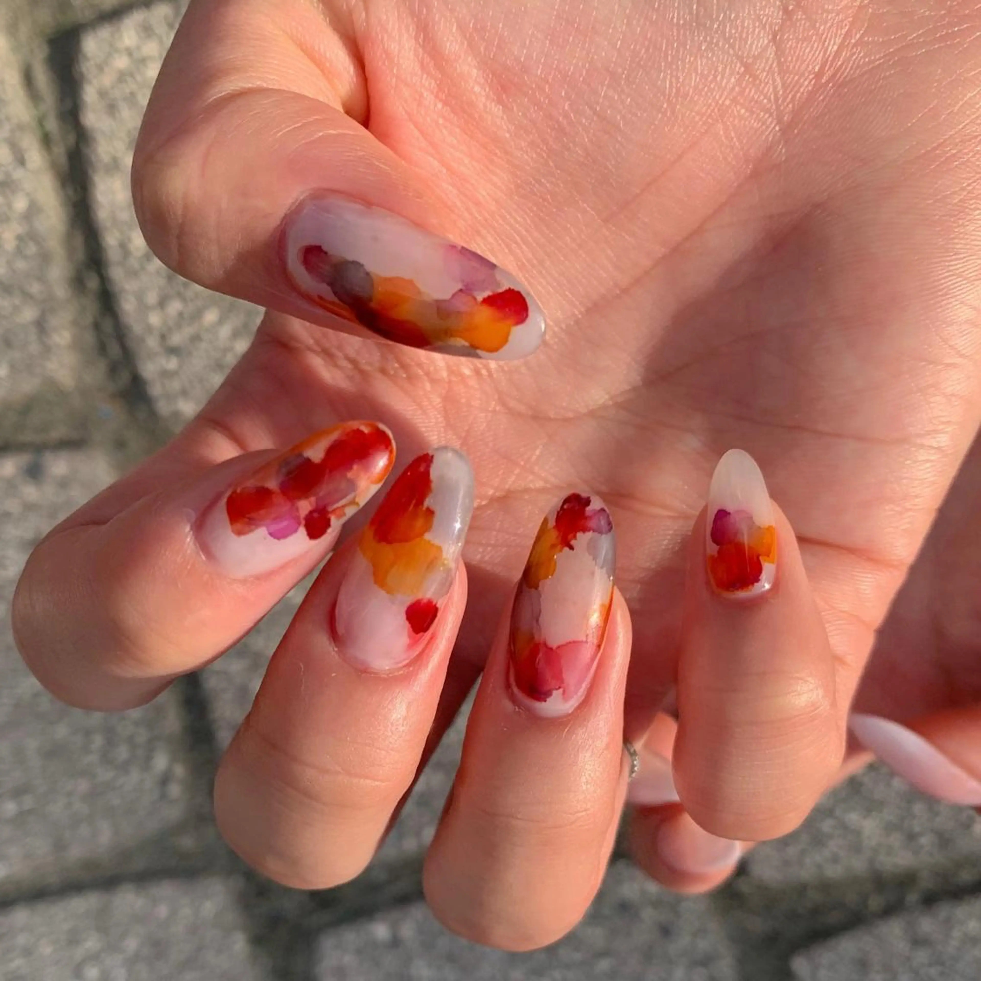 カラー ネイル ニュアンスネイル yuri kaのネイルデザイン