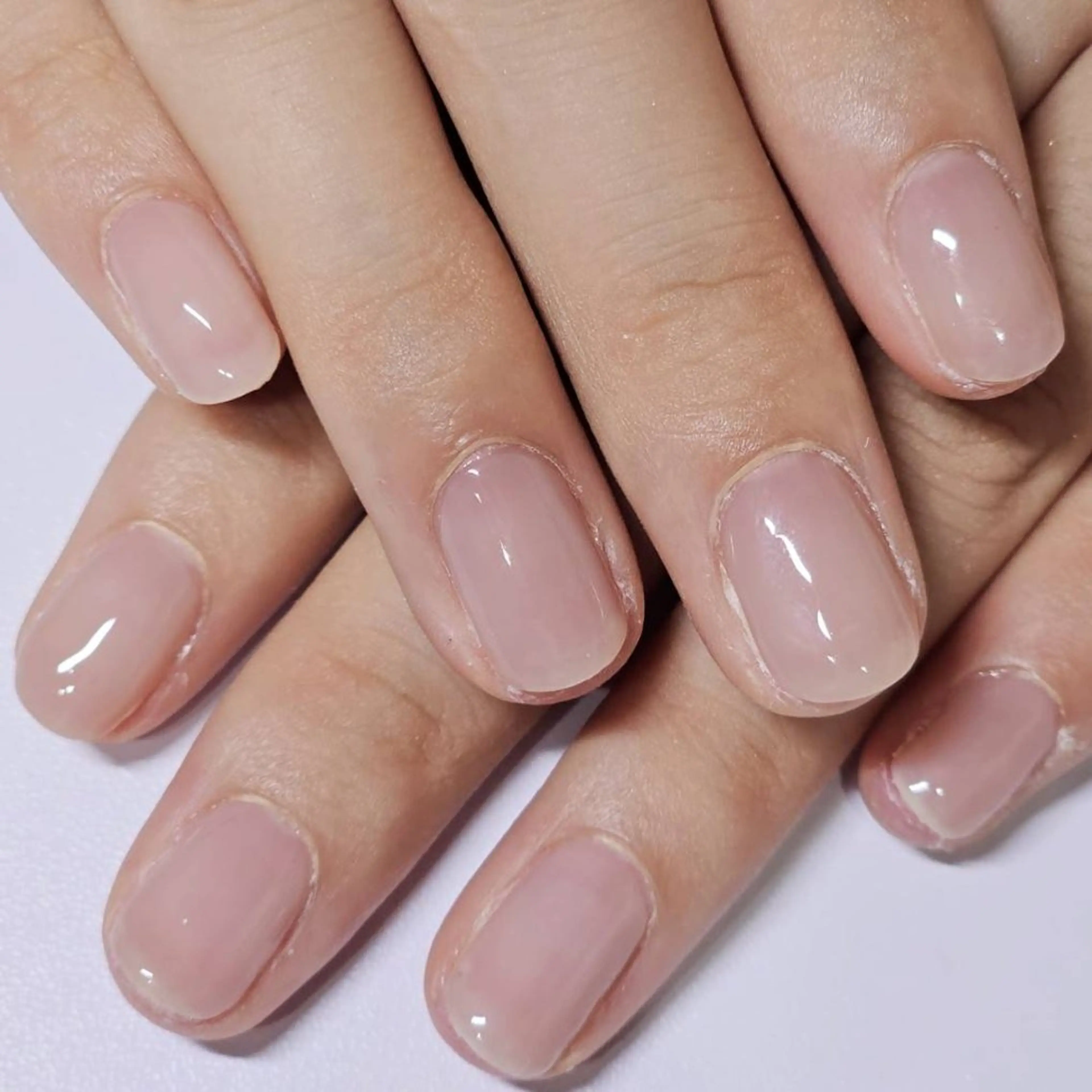 ネイル オフィスネイル ワンカラーネイル ハンドネイル よしだ ひろきのネイルデザイン