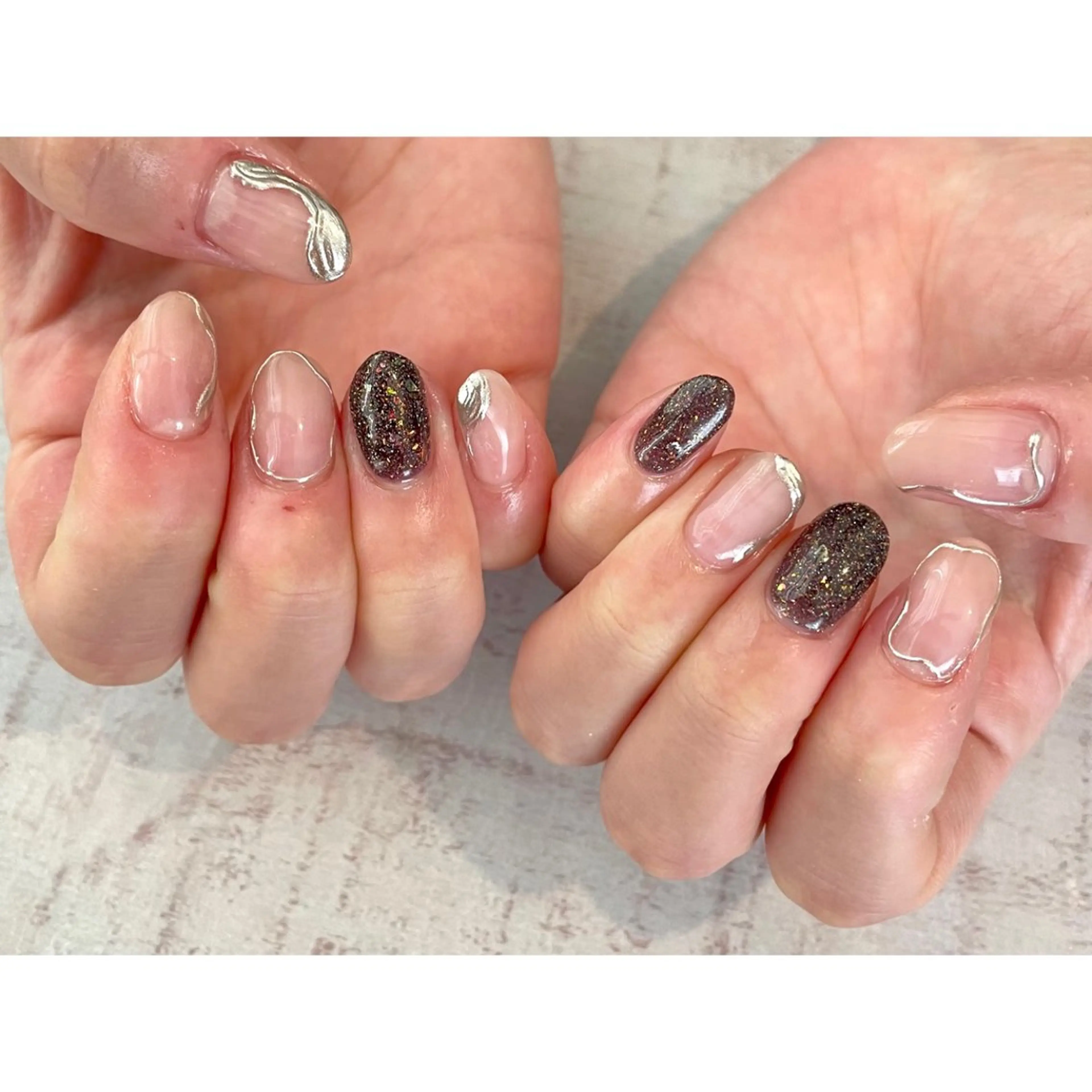 ネイル 𖡼 yumenoのネイルデザイン