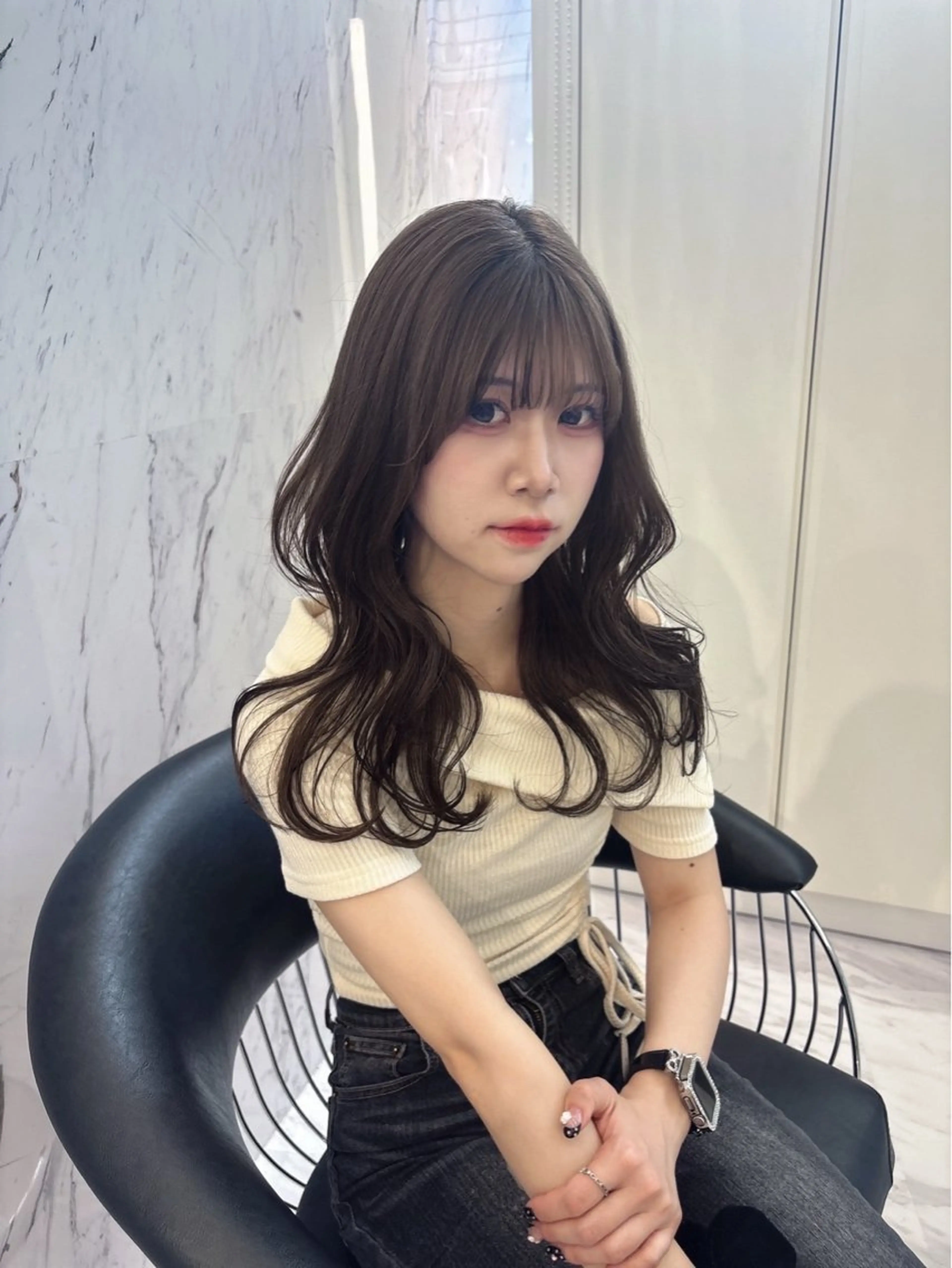 U-24【カット✂️💞】 【盛れるお顔周りカット付き✨️】の写真