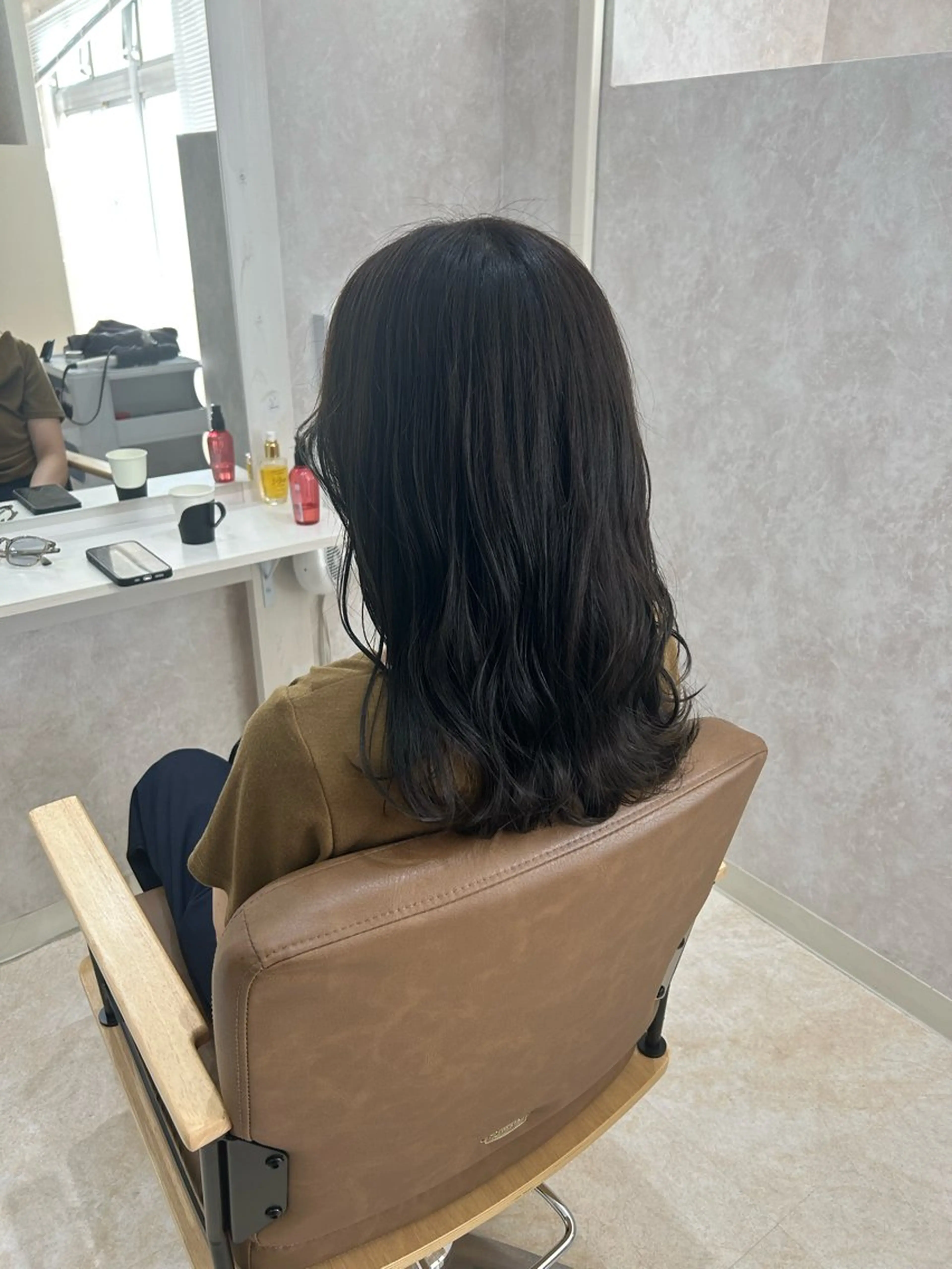 ミディアム カラー カット ヘアカラー トリートメント ヘアセット 💙まこと💙艶 カラー(Rico)のヘアスタイル