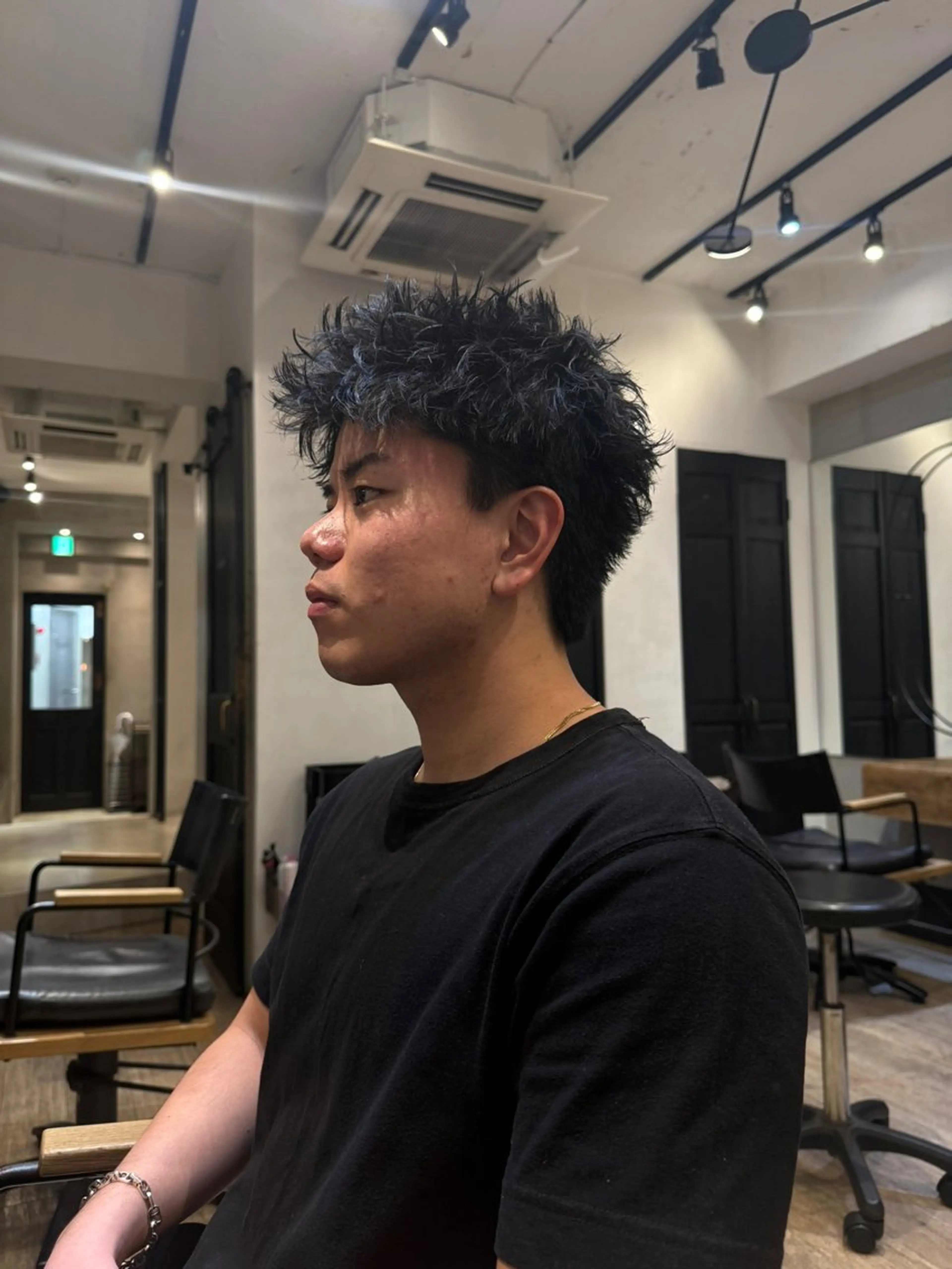 ショート パーマ メンズ メンズパーマ スパイキーショート ショートヘア カット パーマ heavenly by HAVANA新宿所属・メンズショート/ピン パーマ/新宿/フウガのヘアスタイル