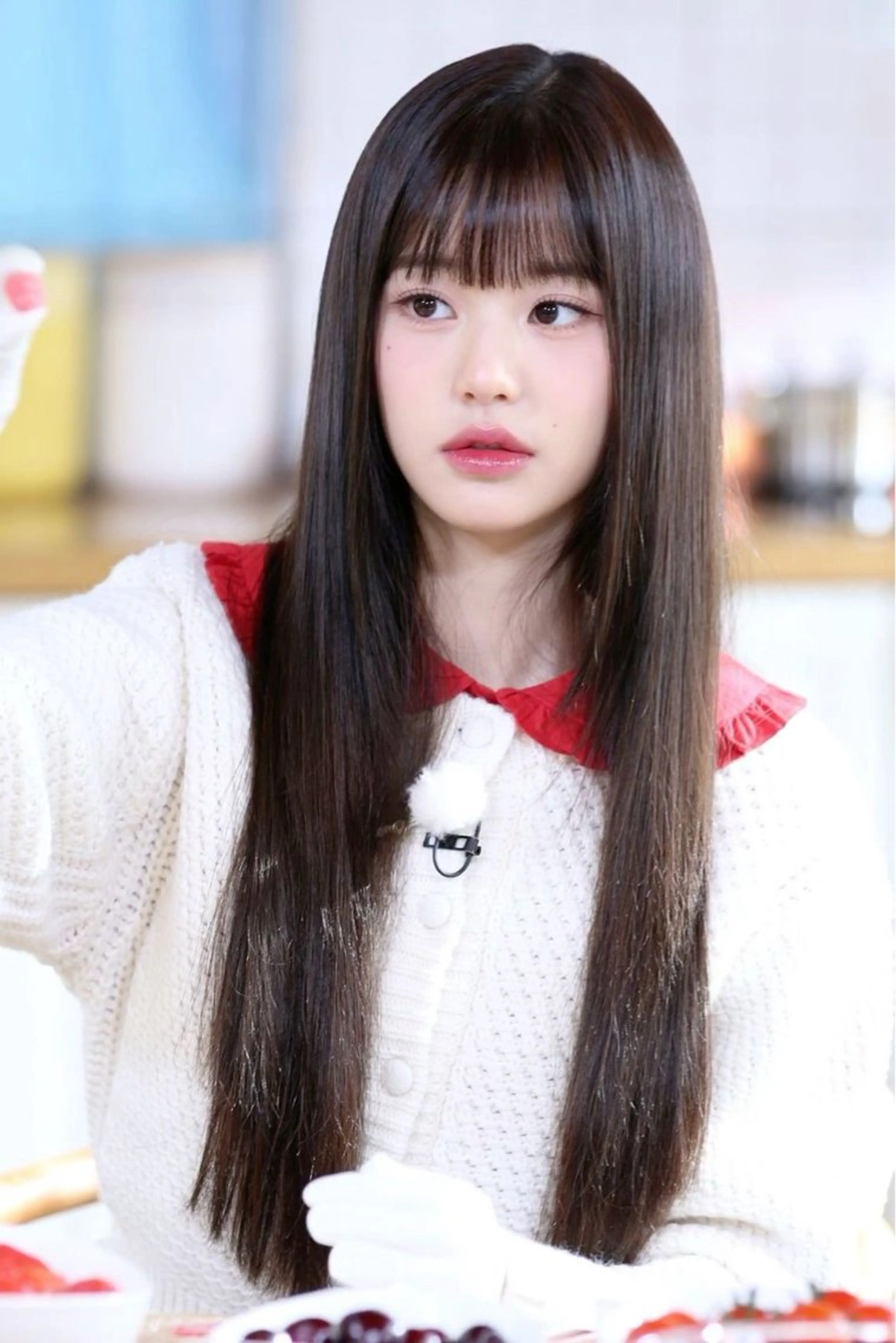 カット➕クロスストレート(前髪ストレート)の写真