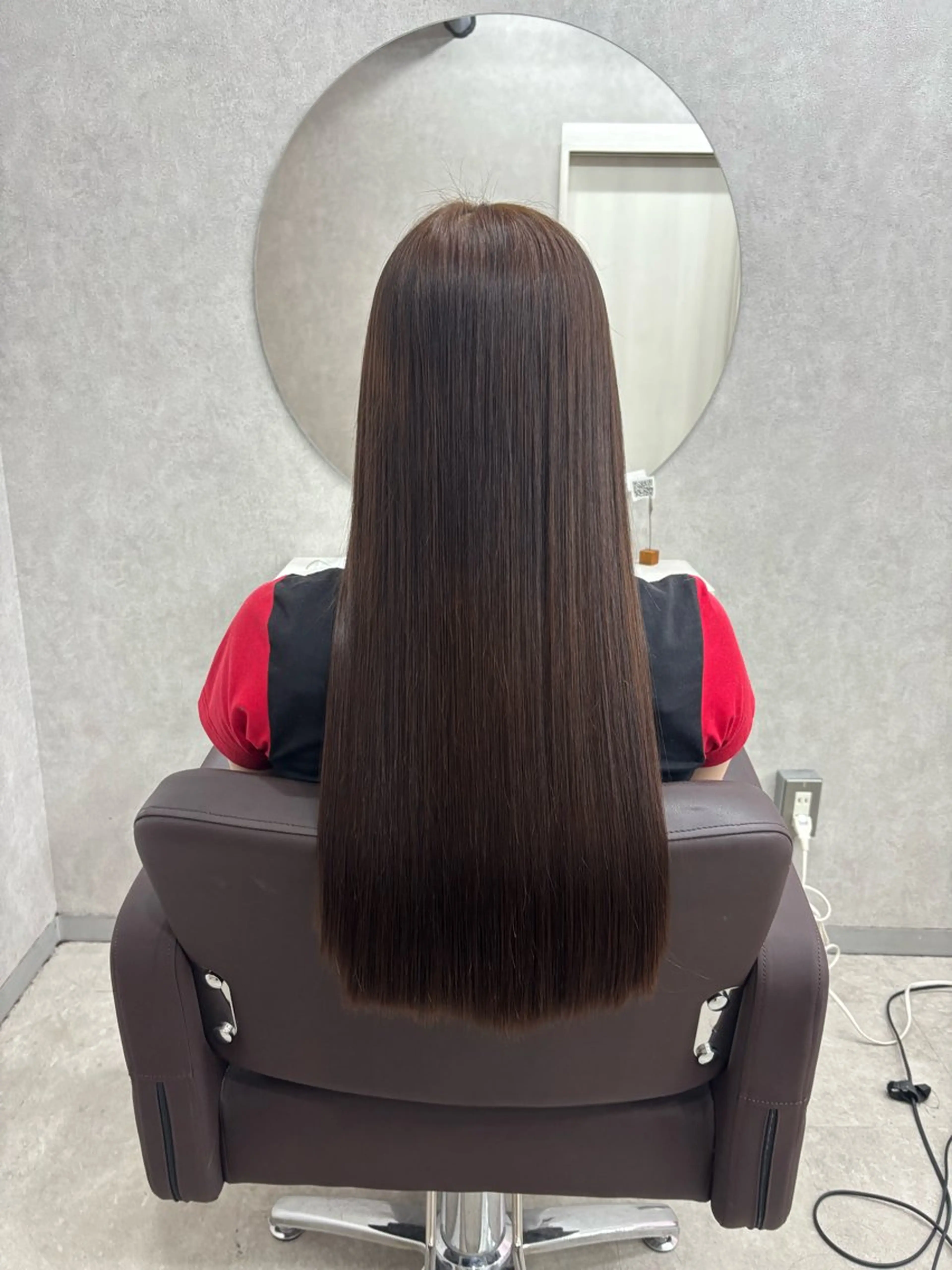 ロング カラー 縮毛矯正 トリートメント 倉澤 愛理のヘアスタイル