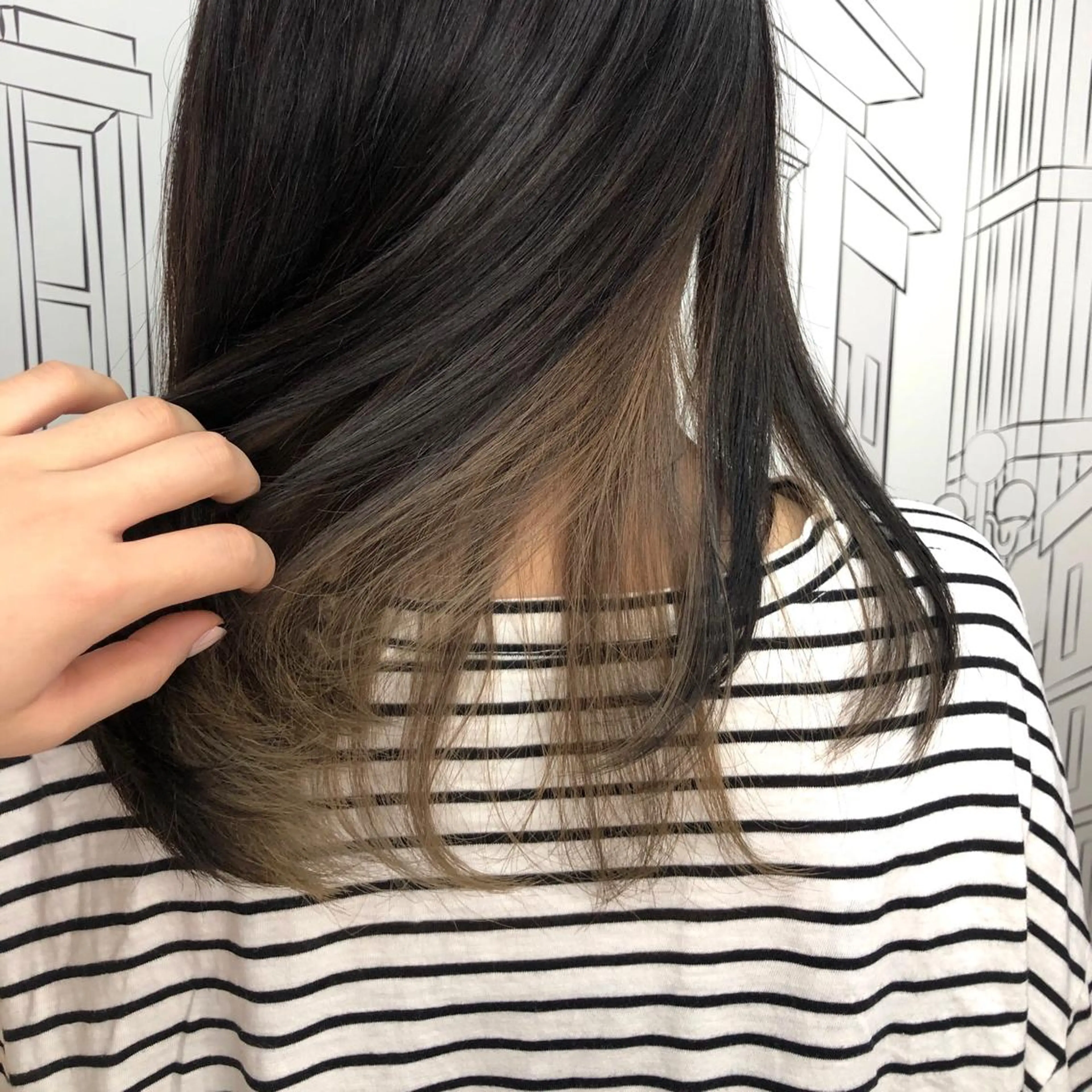 セミロング カラー レイヤー,ボブ / 彩未のヘアスタイル