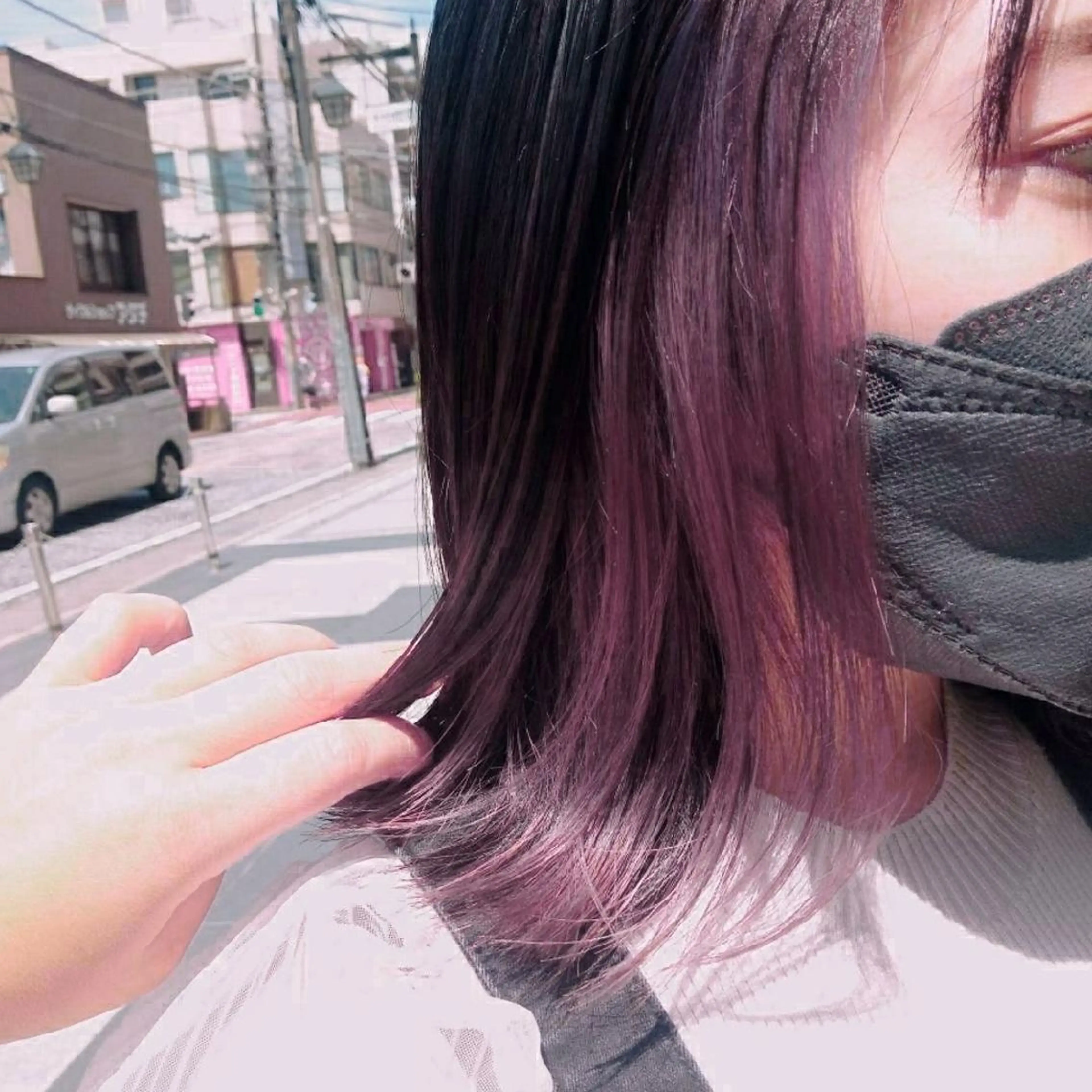 ミディアム はらだ ともこ☺︎のヘアスタイル