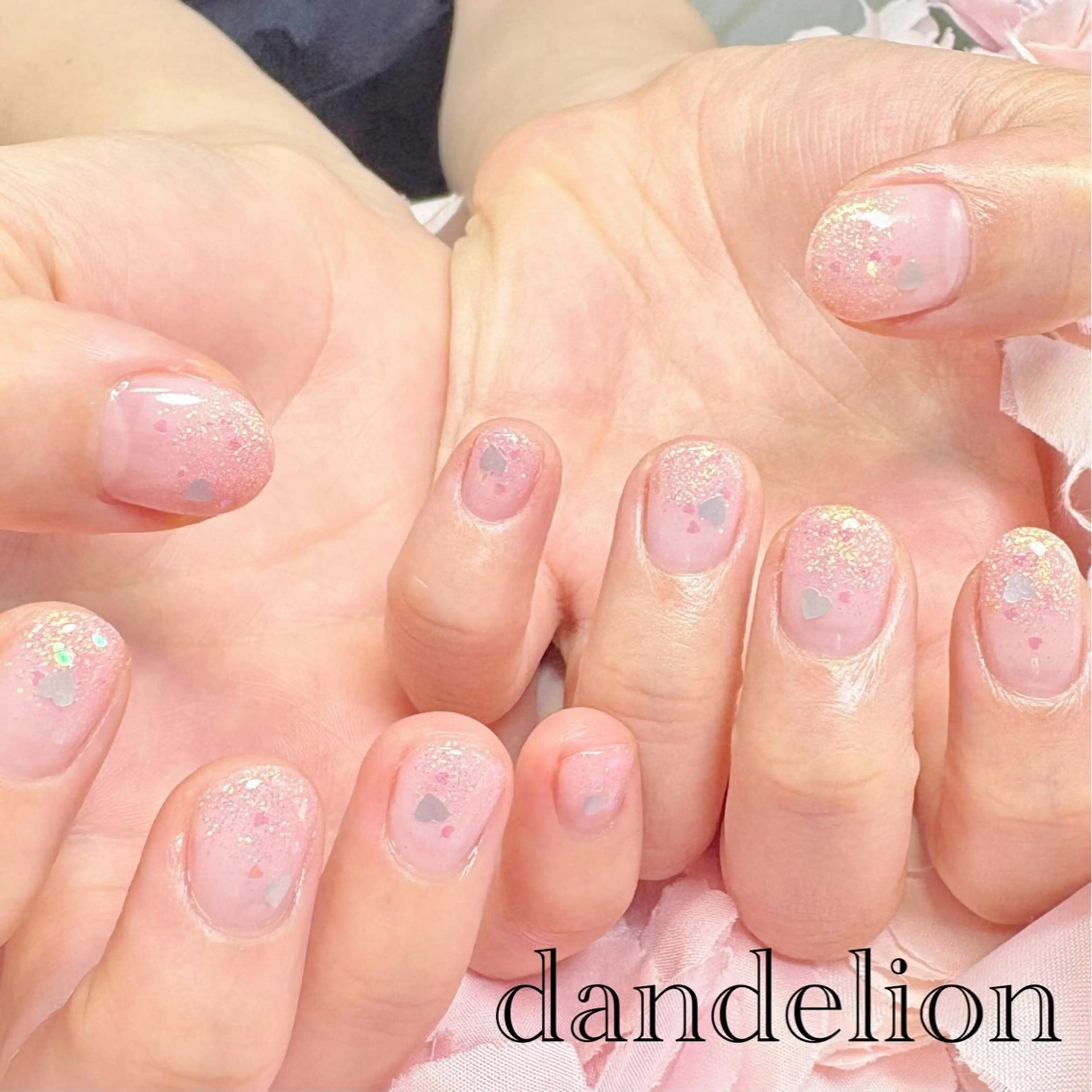 ネイル ハンドネイル ハンドケア dandelion ダンデライオンのネイルデザイン