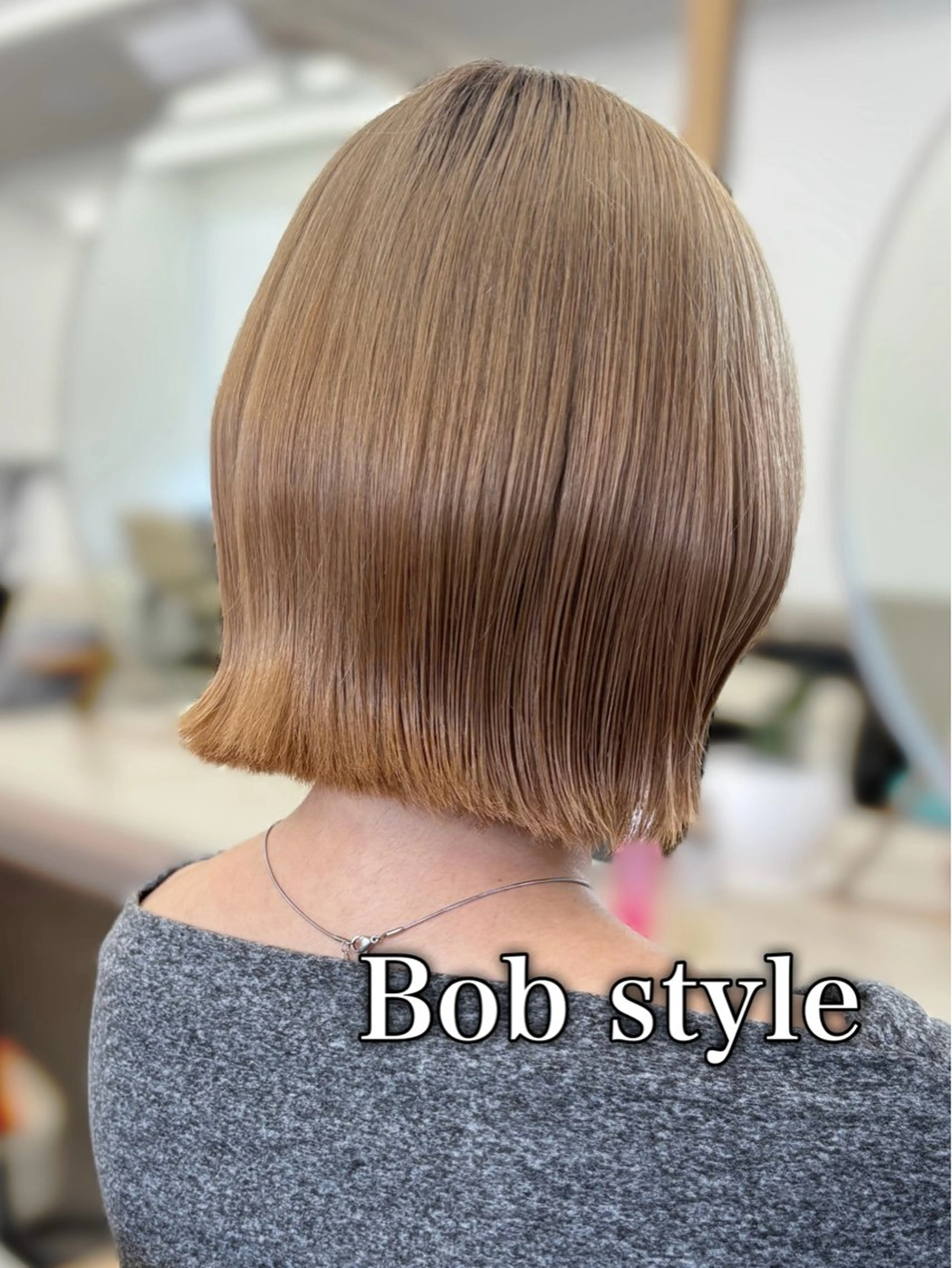 ミディアム ヘアカラー トリートメント 紅葉☘ ̖́- /似合わせカットのヘアスタイル