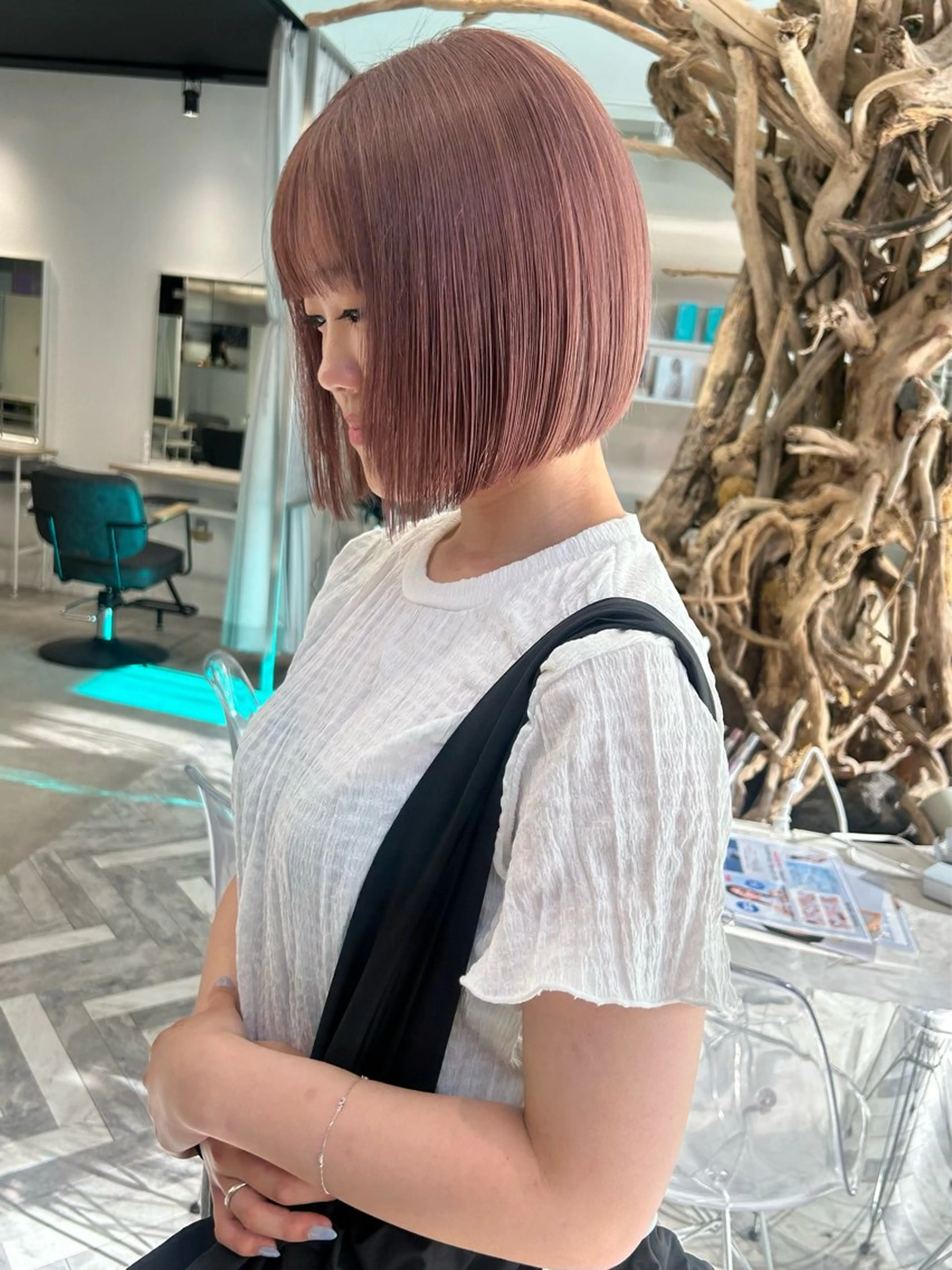 ショート カラー カット ヘアカラー 冬っぽカラー/ マツエク/ゆきなのマツエク・マツパデザイン