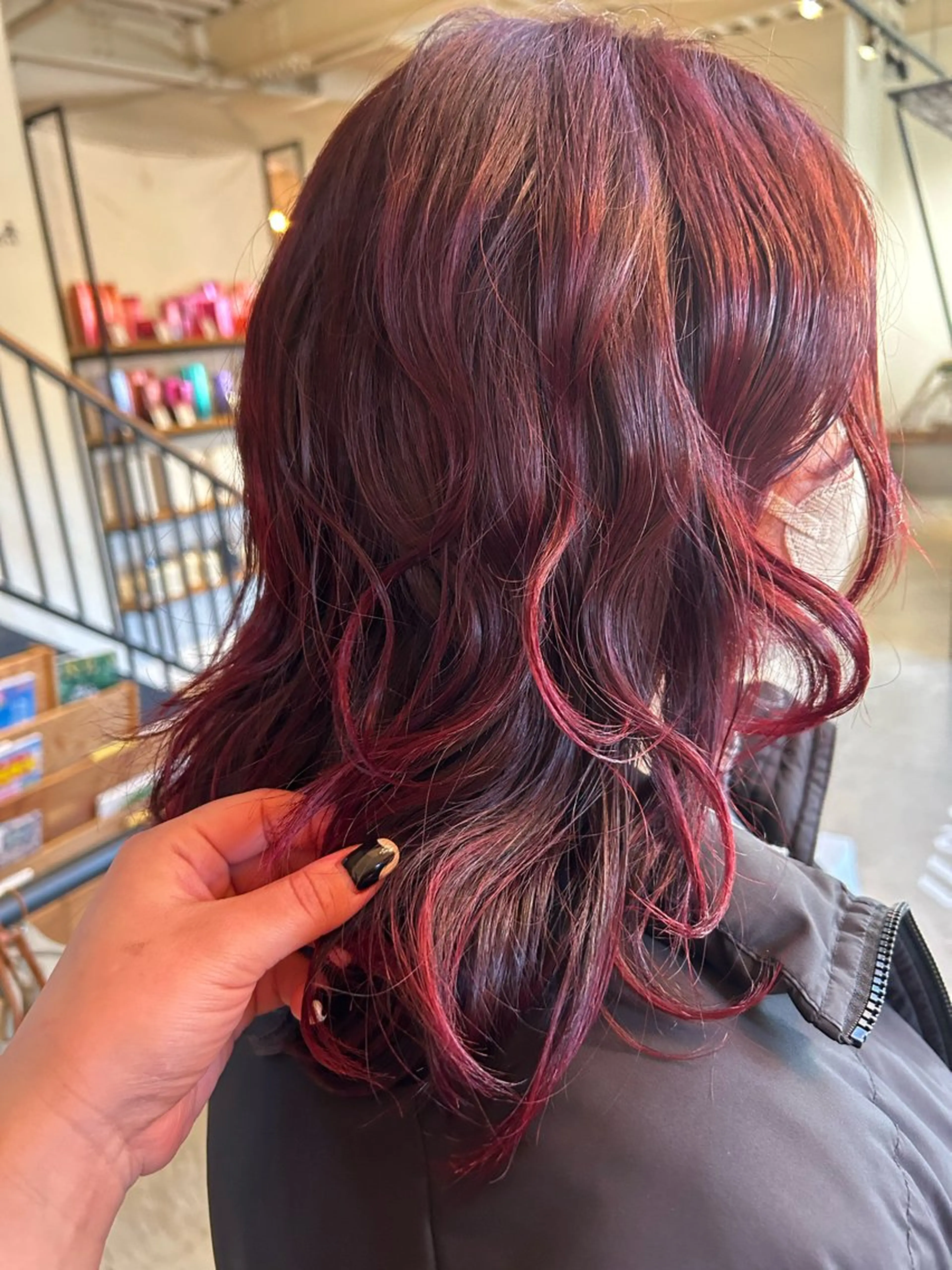 カラー 岡崎/暖色カラー/ デザイン/さらのヘアスタイル