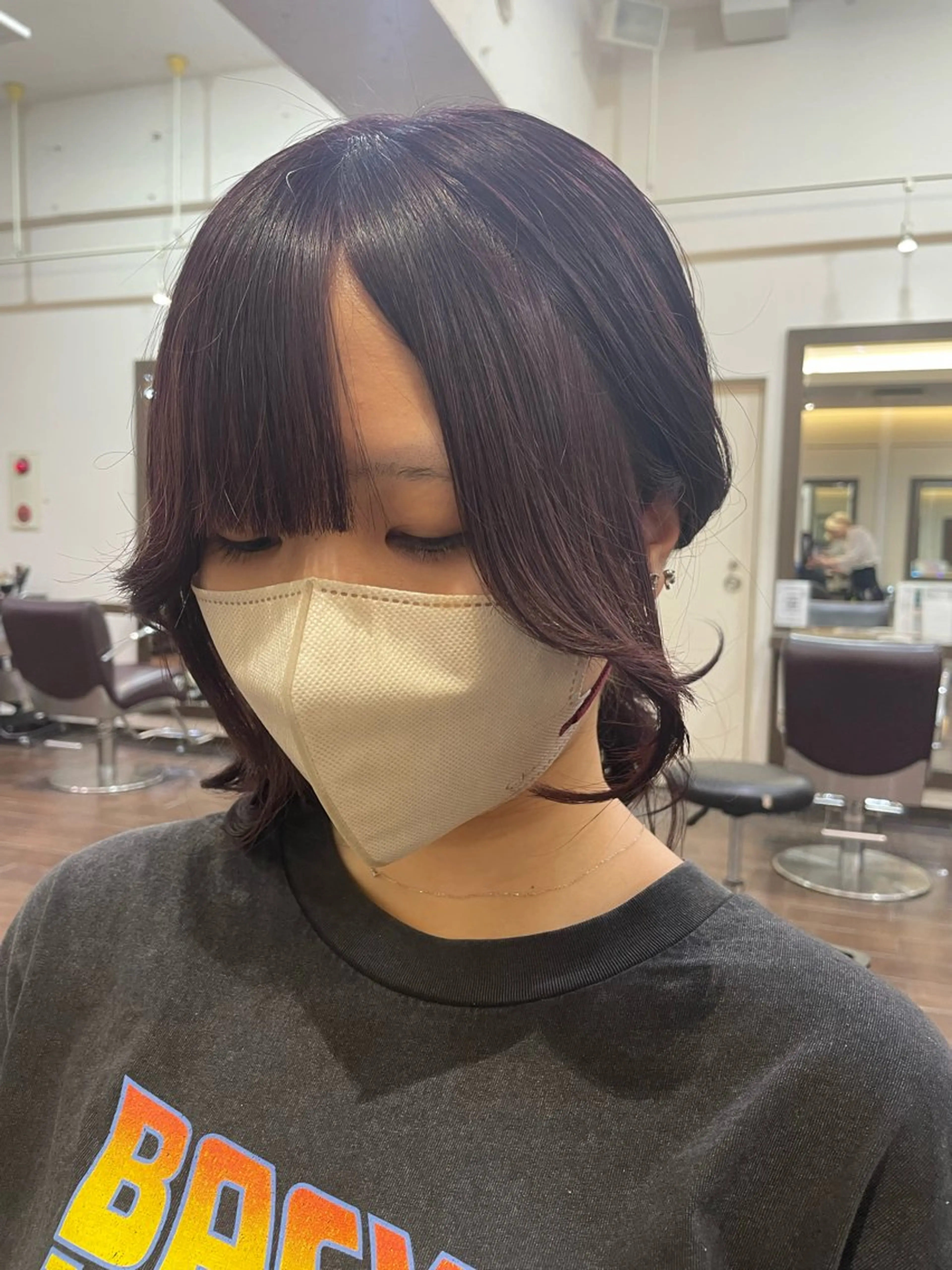 前髪、顔周りカットの写真