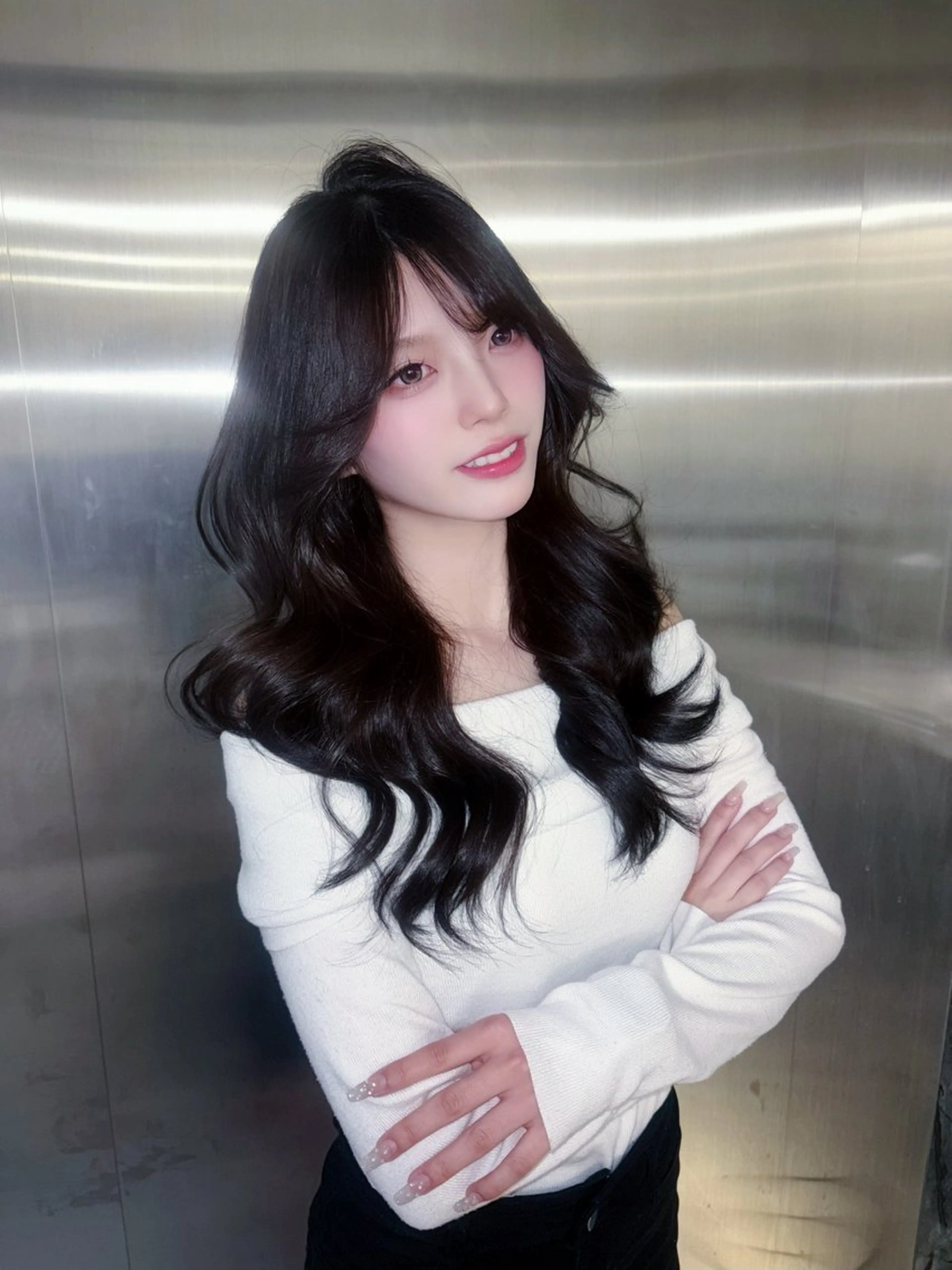 ロング カラー ヘアカラー MAEUL NAGOYA所属・⛓ワンホンレイヤー 🥀🖤/あいりのヘアスタイル