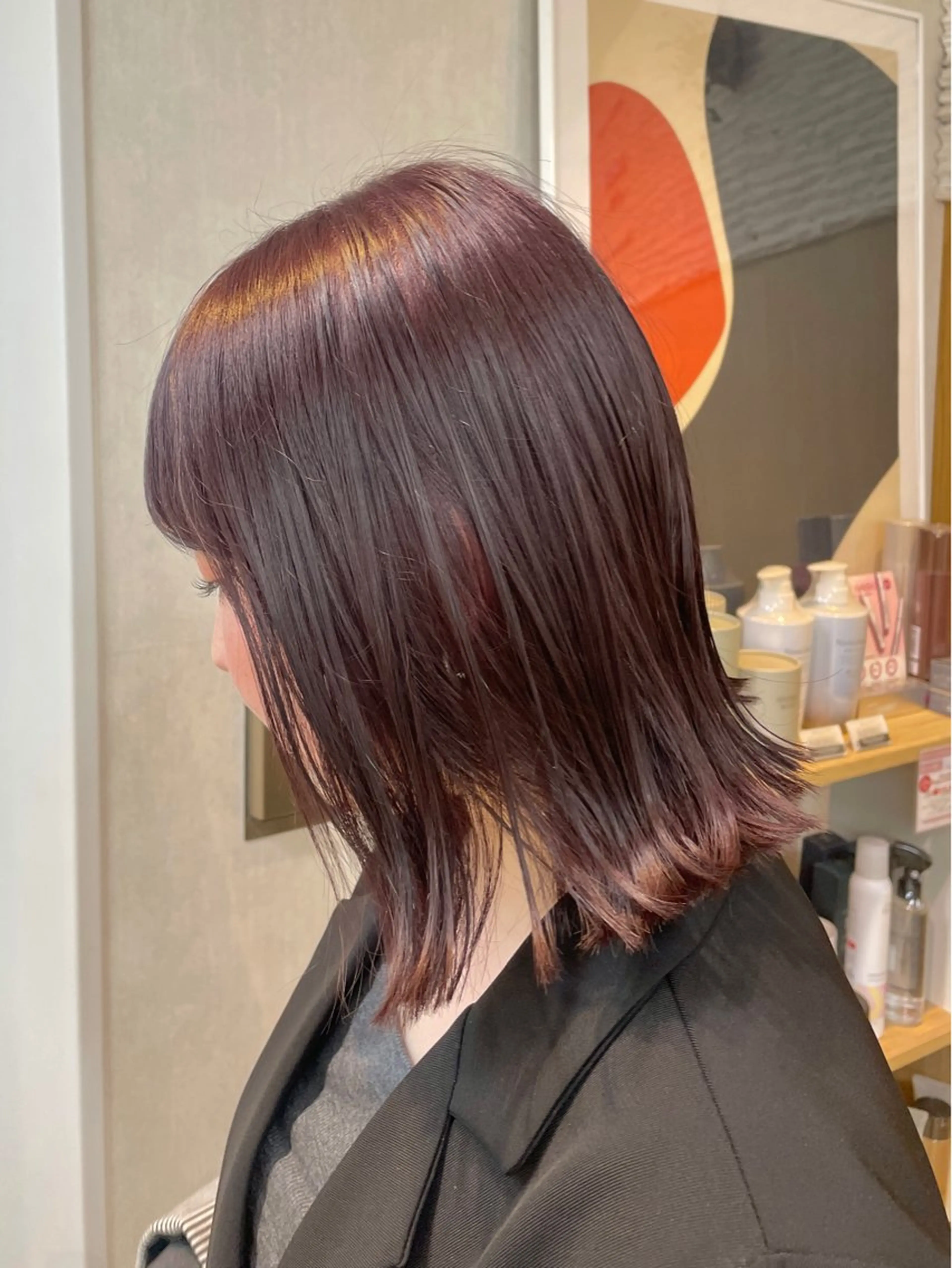〘ラベンダーカラー🍇💜〙ブリーチなしワンカラーの写真
