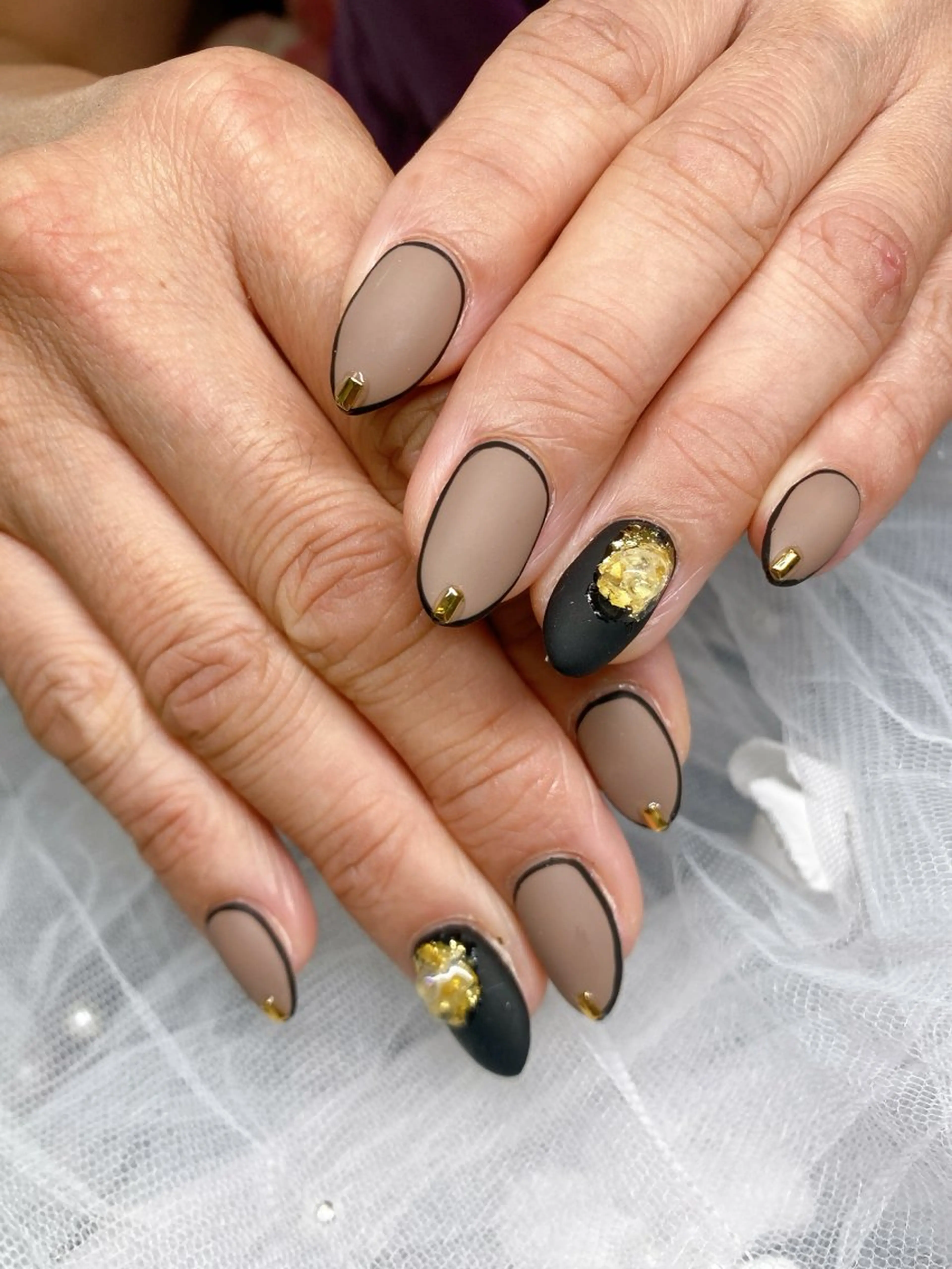 ネイル ハンドネイル ハンドケア PLUM  BELL 横浜自宅ネイルのネイルデザイン