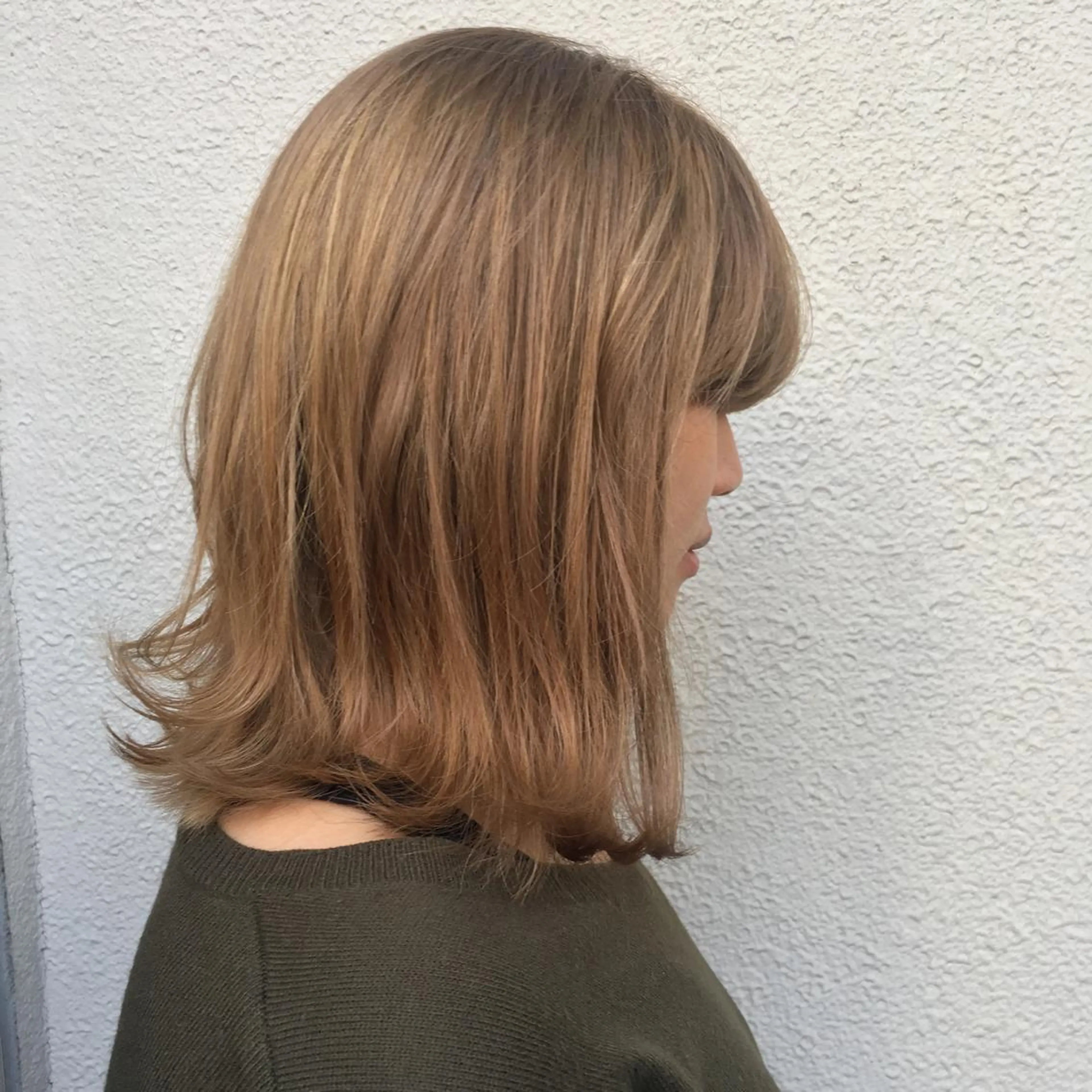 ミディアム カラー ブリーチ ラブーケ中川中島店 クラタチカコのヘアスタイル