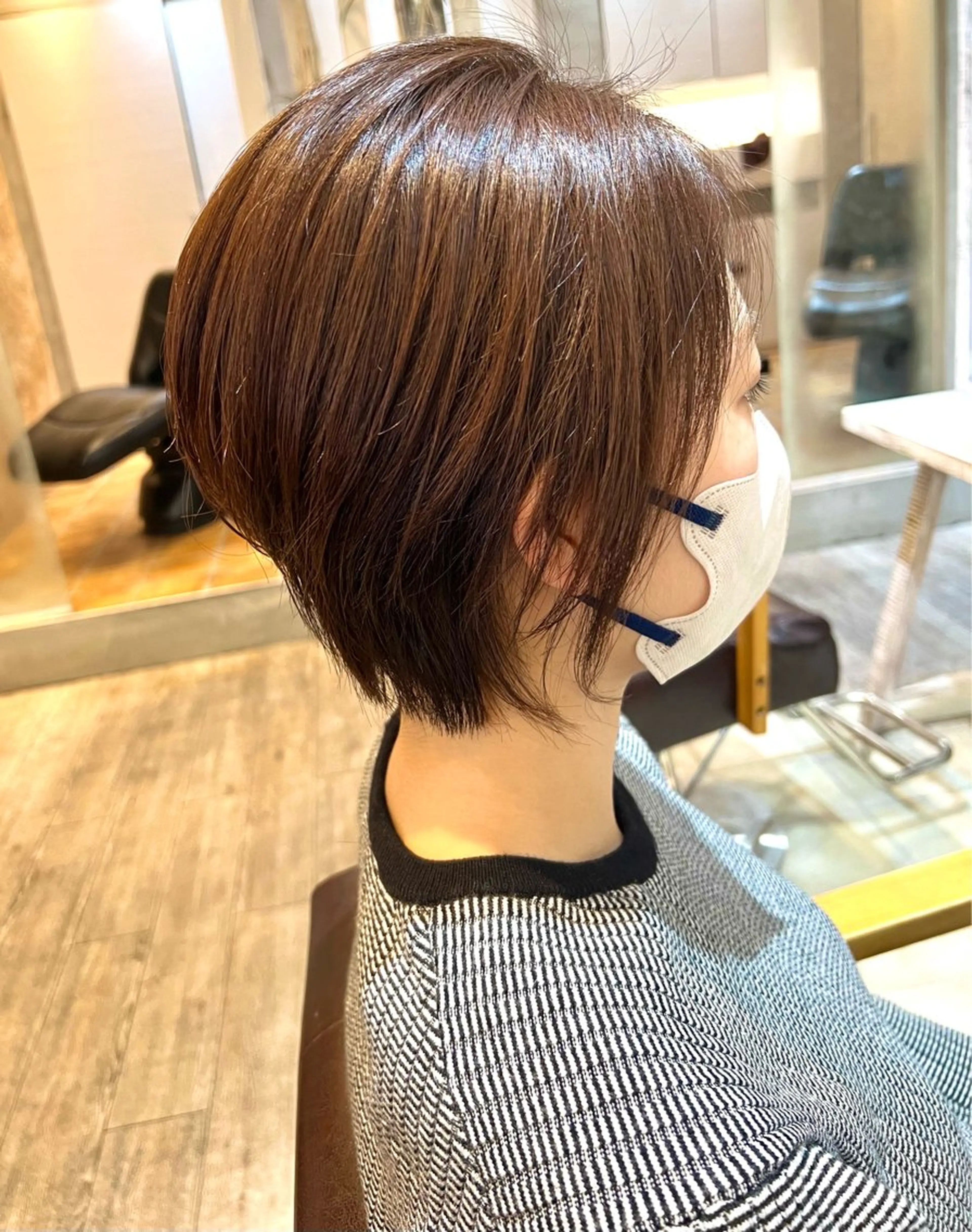 ショート カラー Realme  京都四条烏丸ドゥエby  yk所属・脱・パサつき髪 /髪質改善　小塚耀介のヘアスタイル